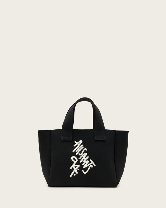 Black Color Izzy Mini Spray Tote from AllSaints