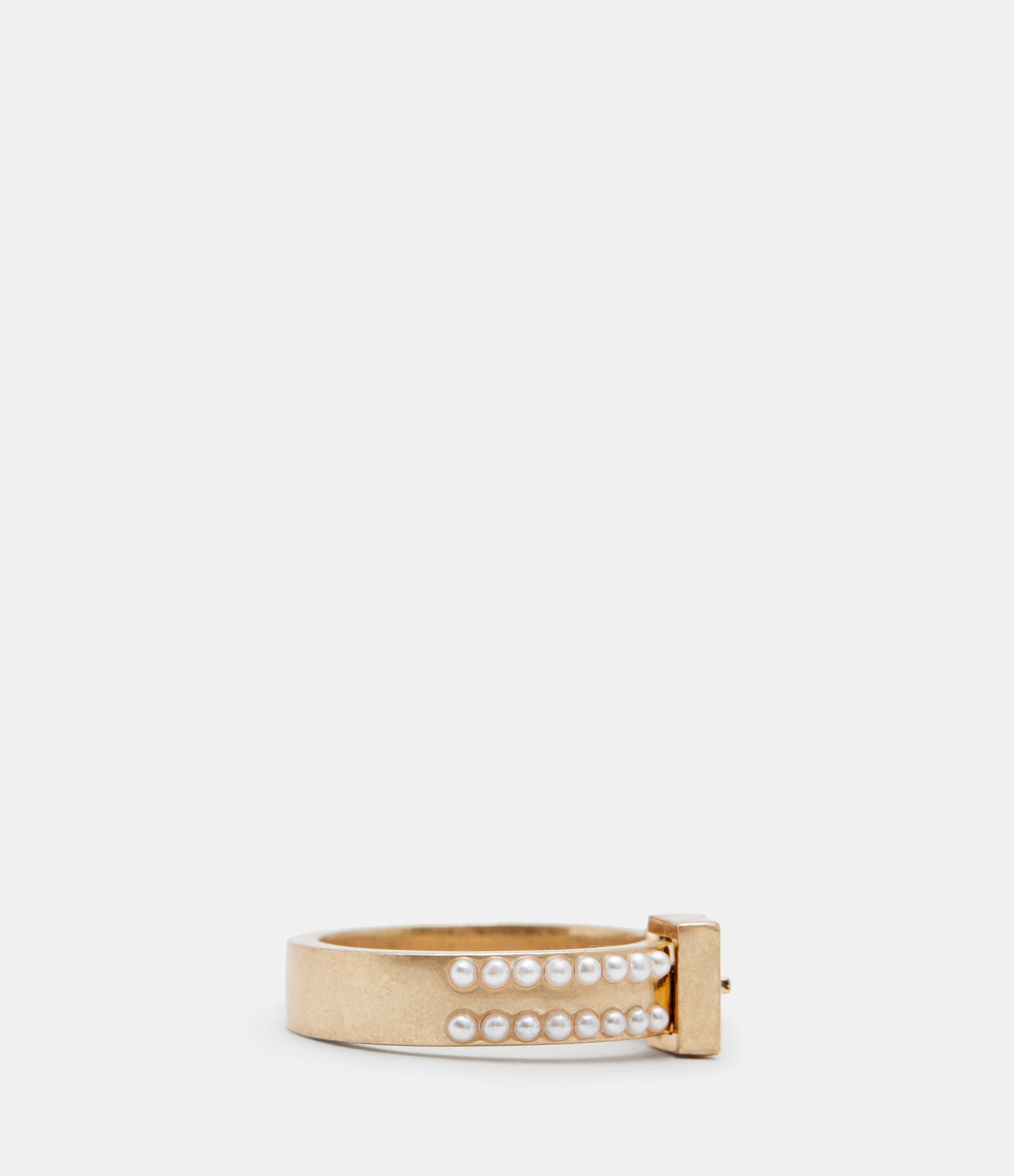 Brea Beaded Buckle Shape Ring - AllSaints Hong Kong
