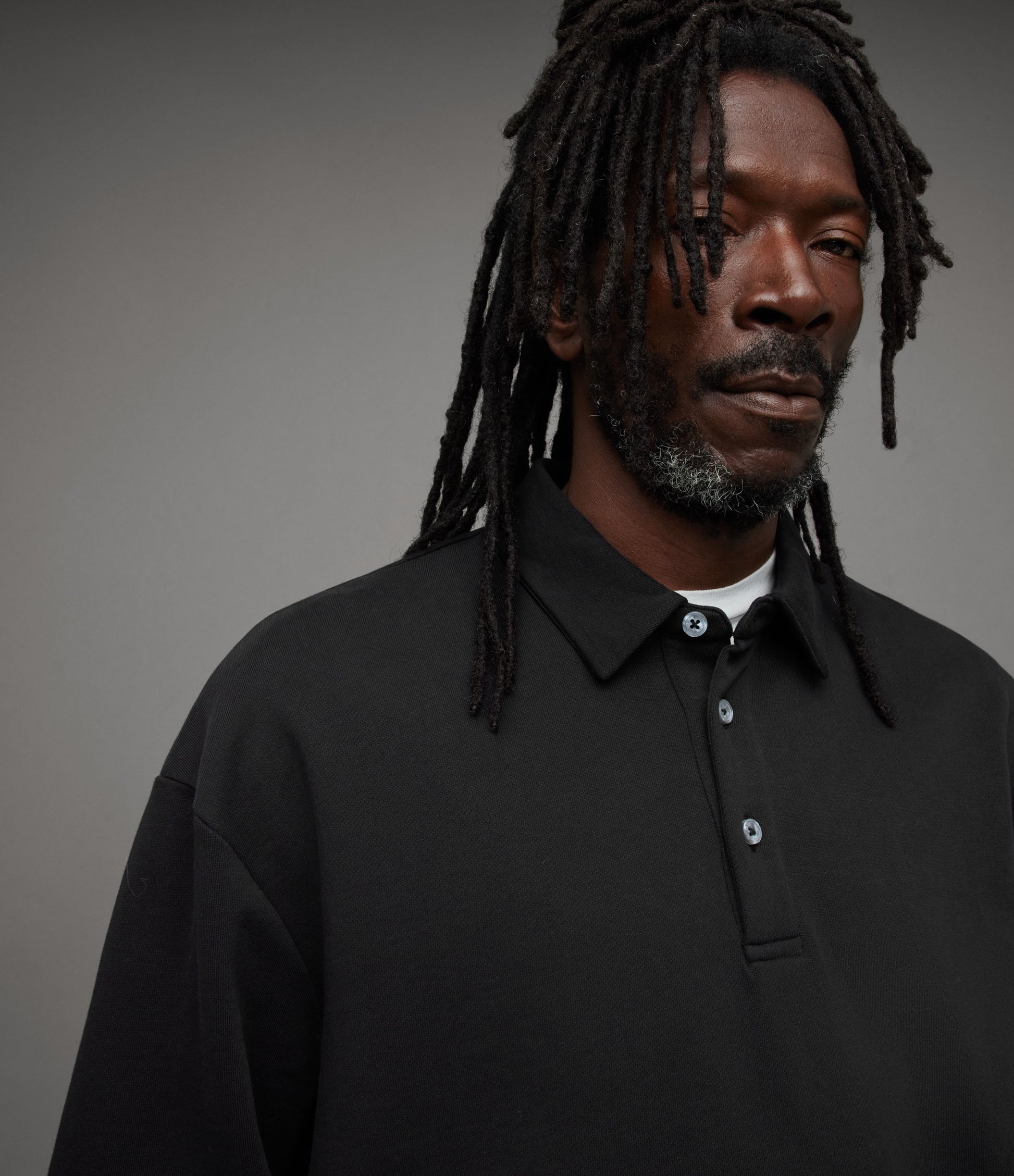 Waite Sweat Polo - AllSaints Hong Kong