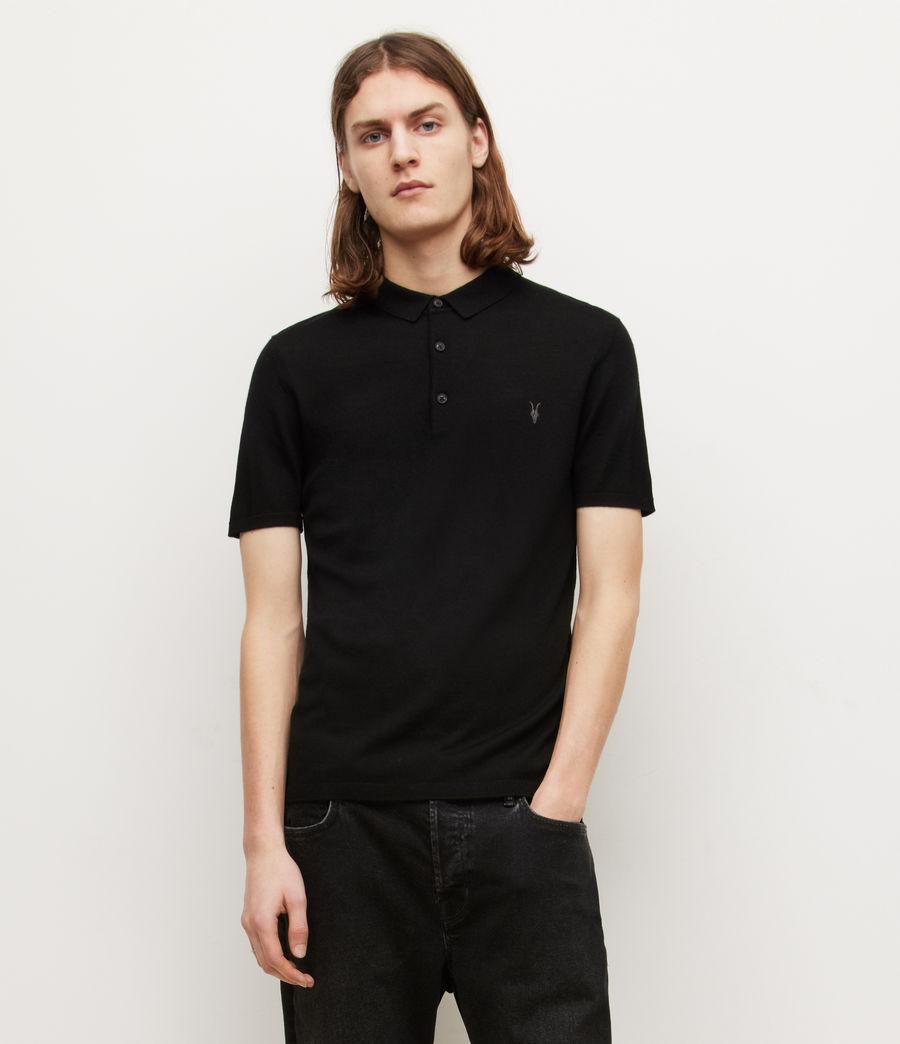 Mode Merino Short Sleeve Polo Knitwear - AllSaints Hong Kong