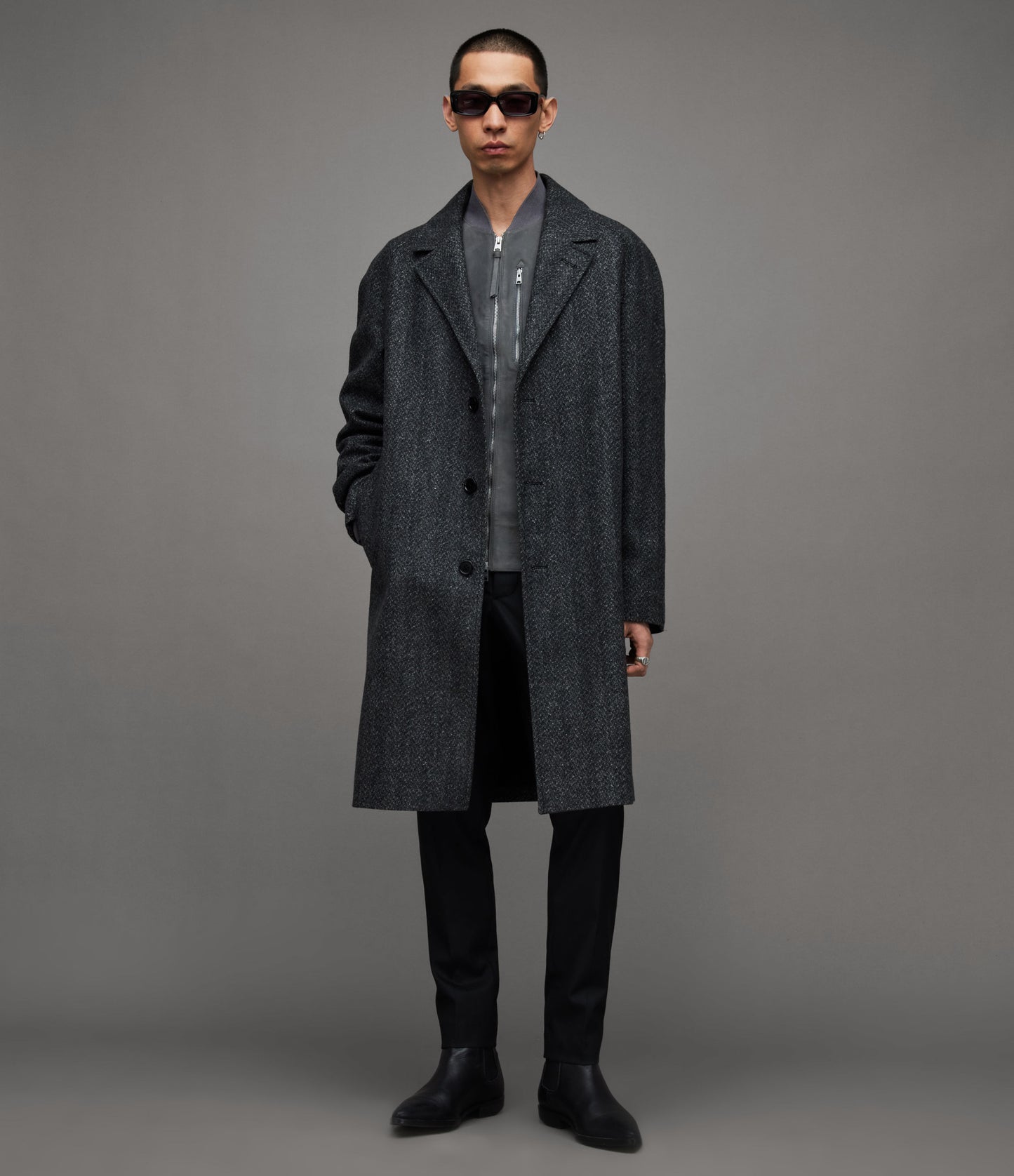 Kemble Suede Bomber - AllSaints Hong Kong