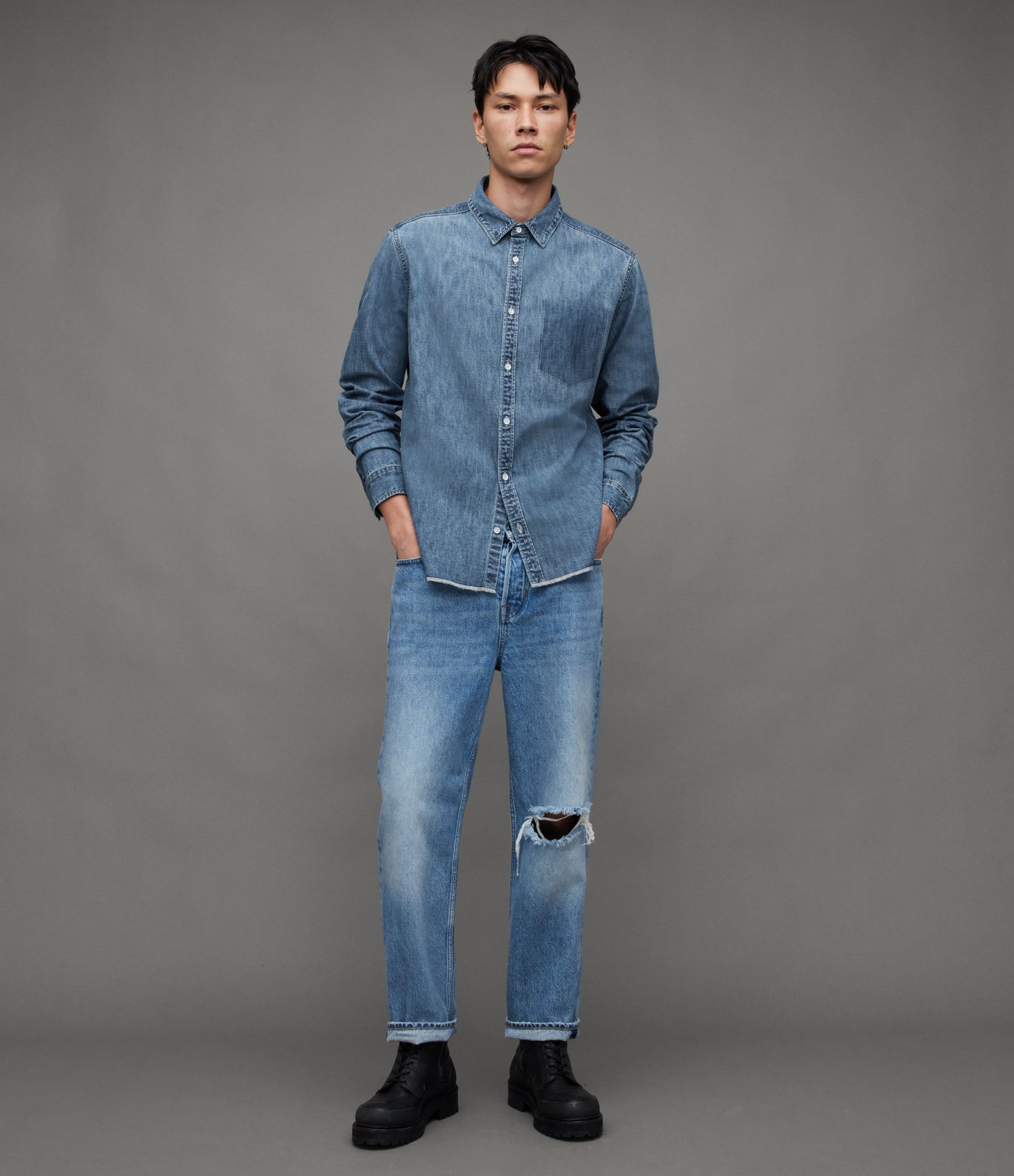 Solar Shirt - AllSaints Hong Kong