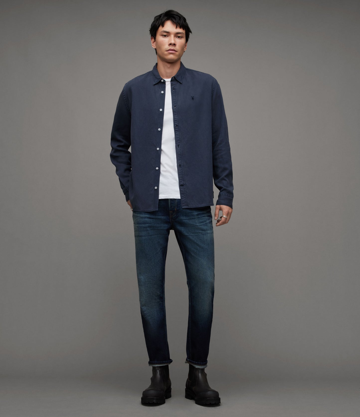 Laguna LS Shirt - AllSaints Hong Kong