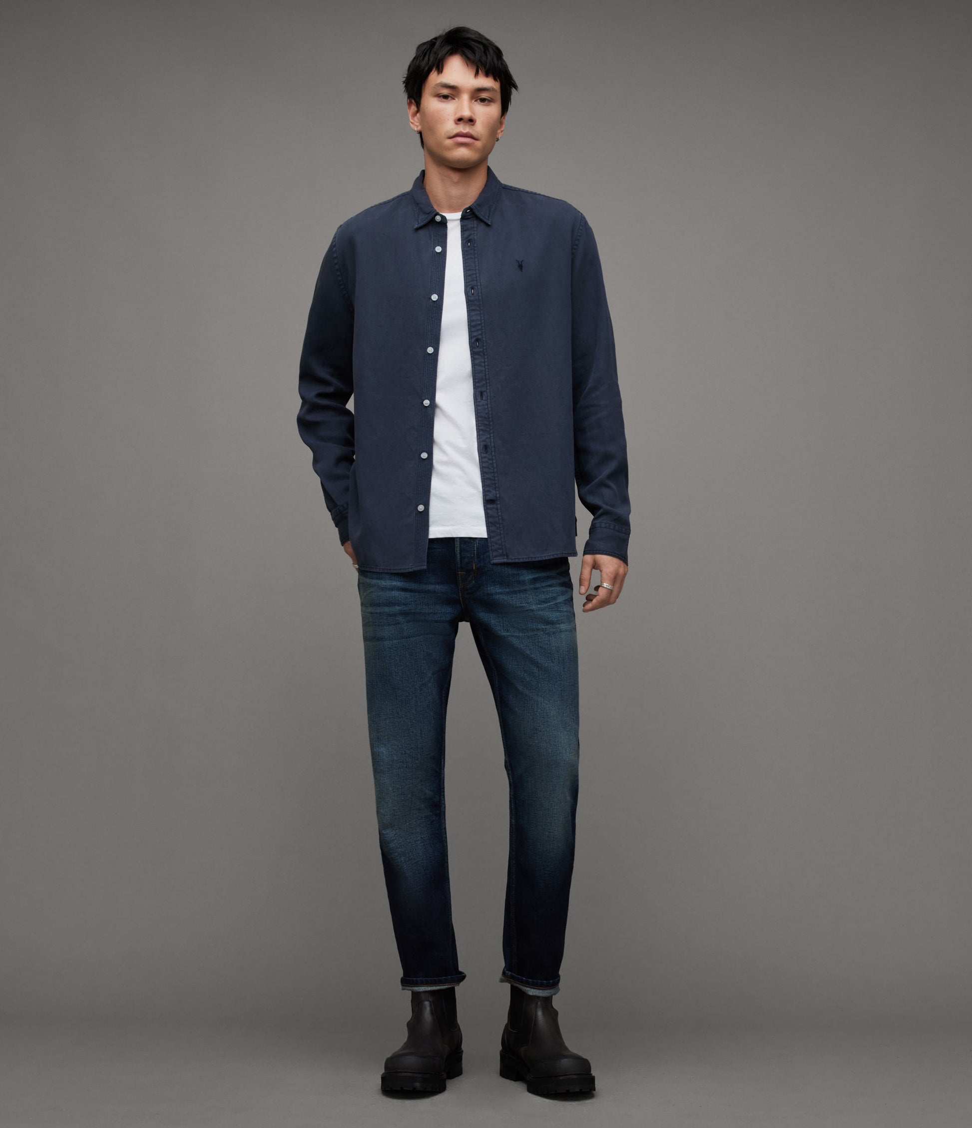 Laguna LS Shirt - AllSaints Hong Kong