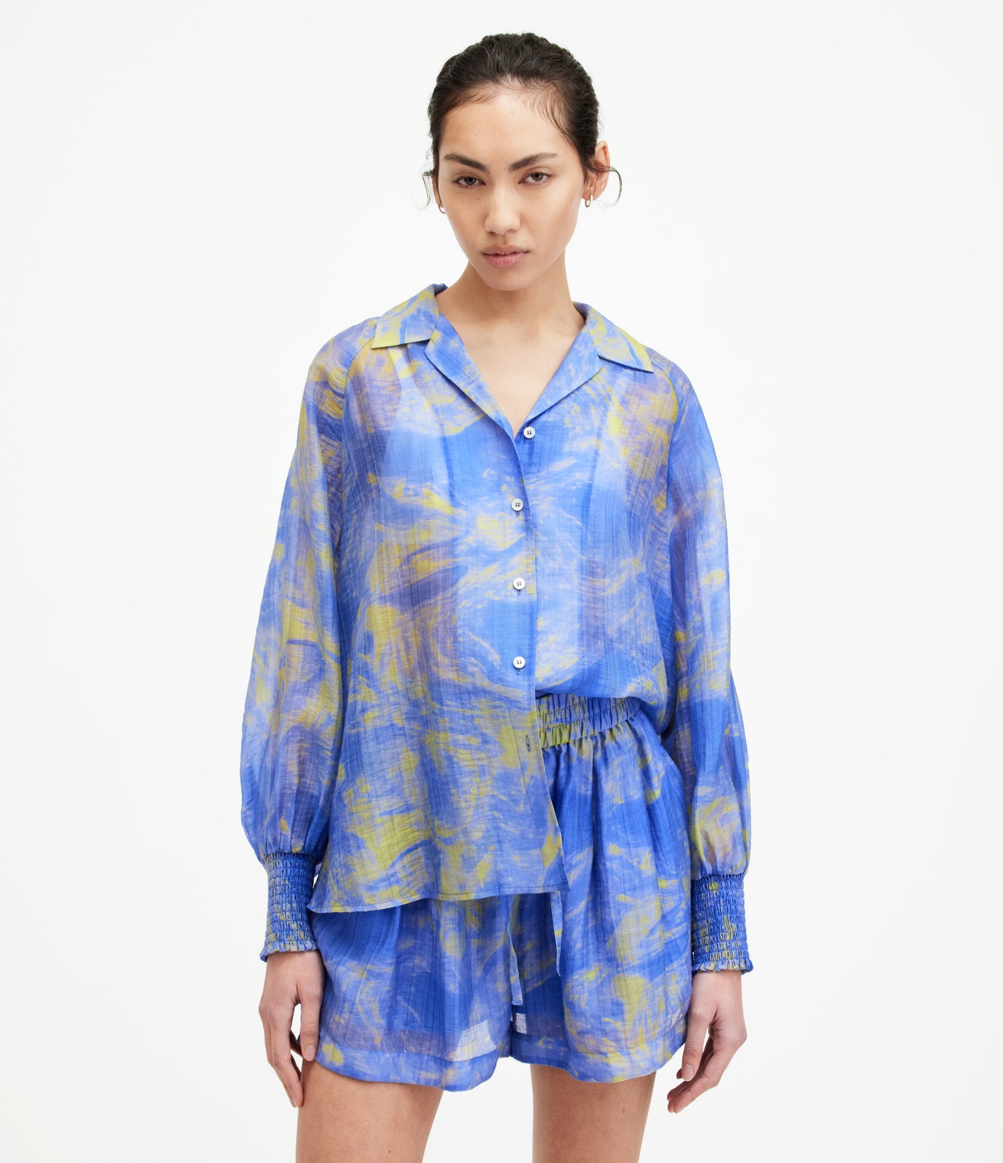 Isla Inspiral Shirt - AllSaints Hong Kong