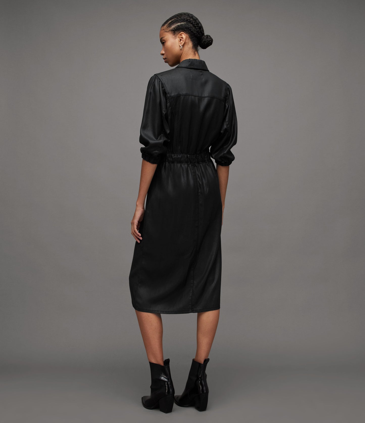 Osa Coated Denim Dress - AllSaints Hong Kong