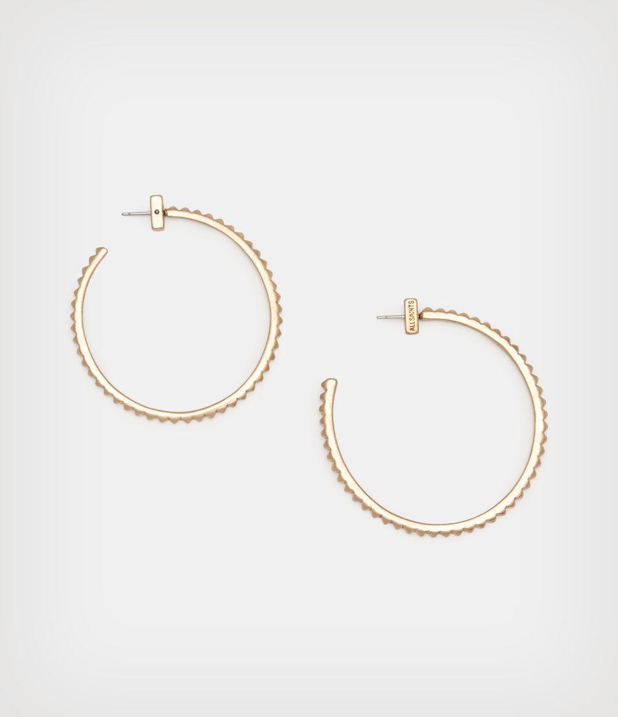 Miri L Hoops Earrings