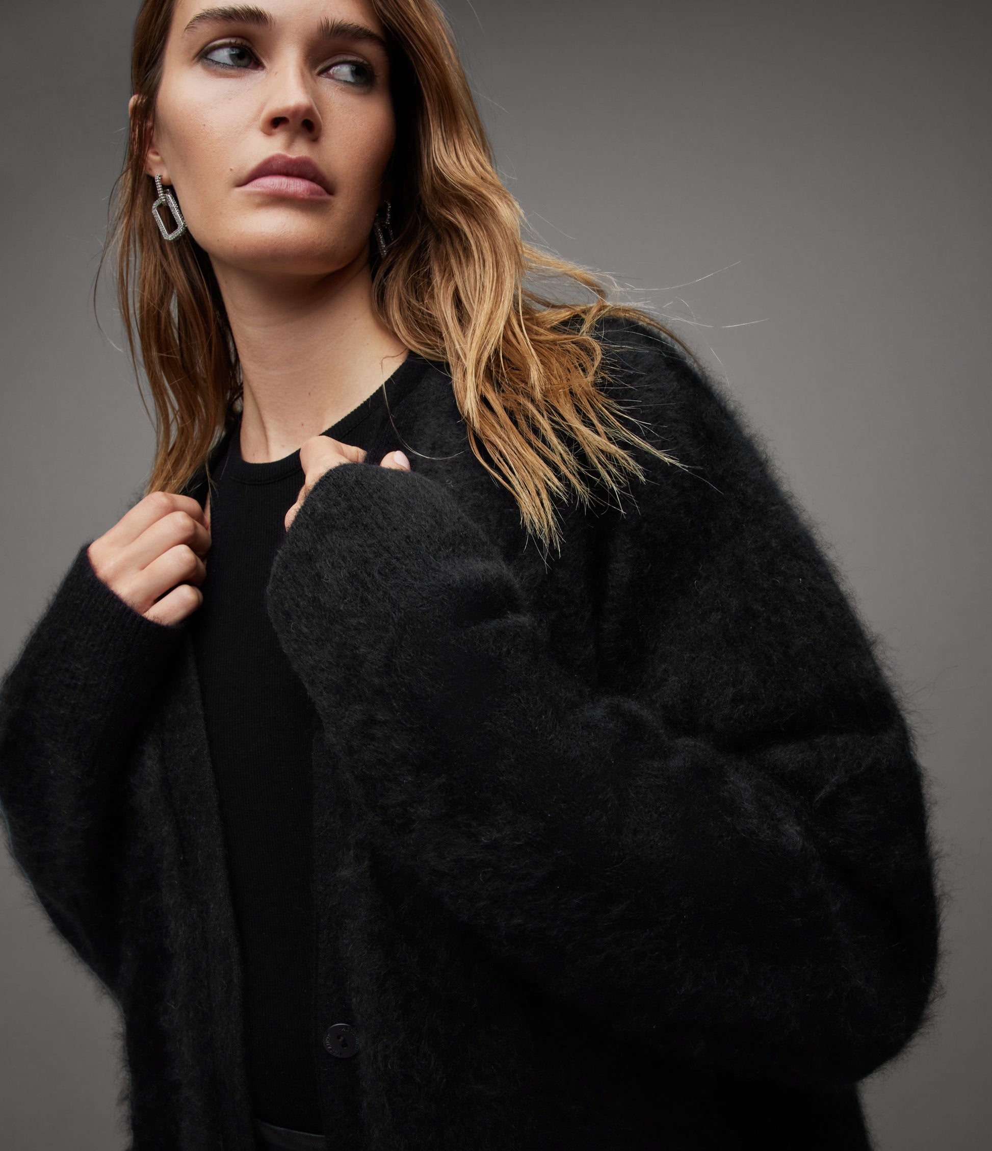 Kady Cashmere Cardigan - AllSaints Hong Kong