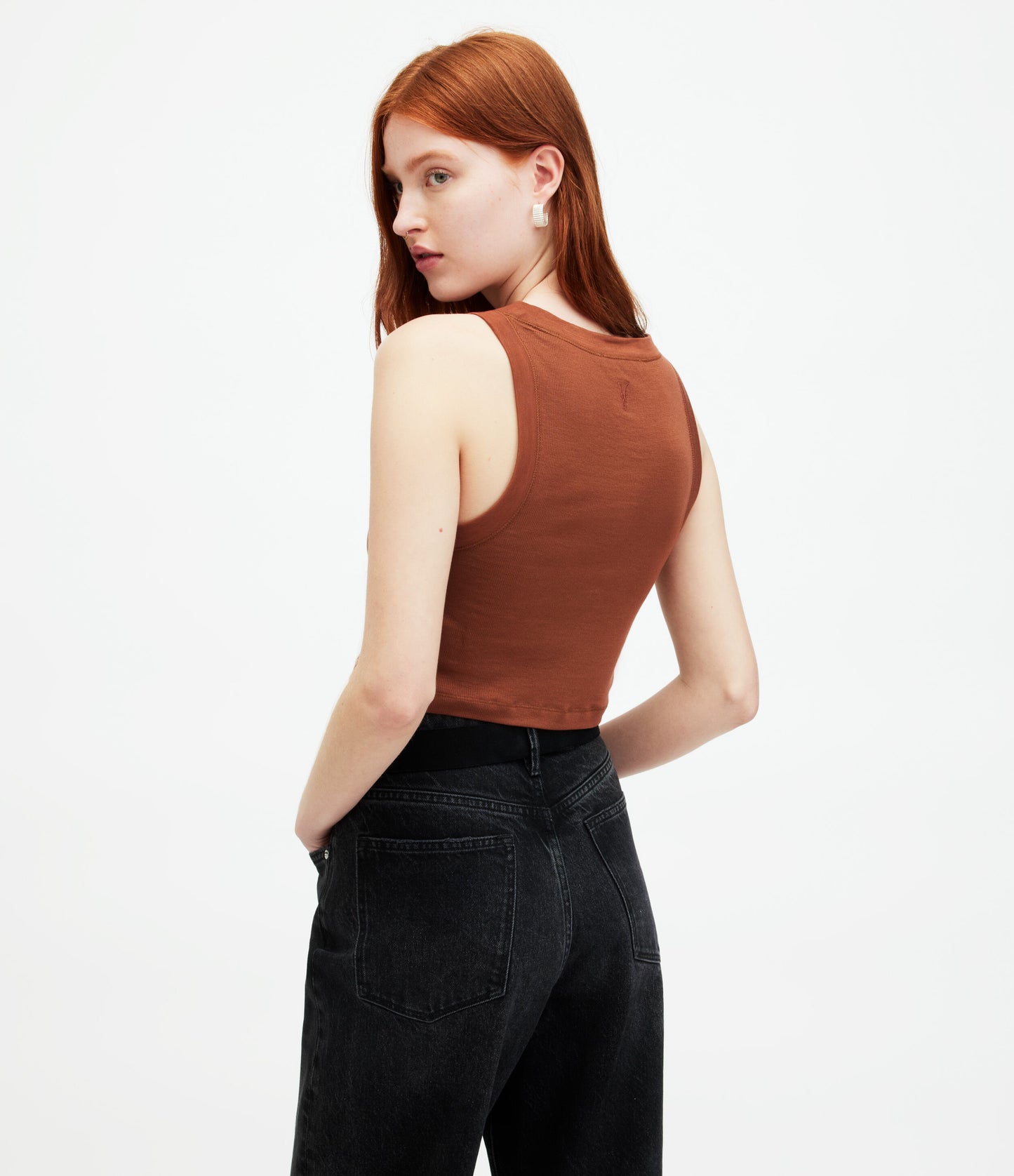 Rina Cropped Tank - AllSaints Hong Kong