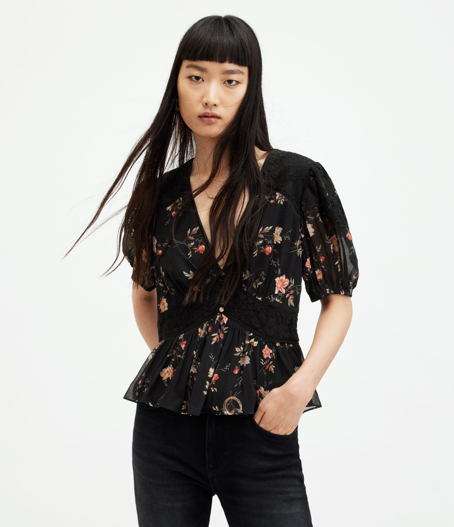 Dinah Tanana Top - AllSaints Hong Kong