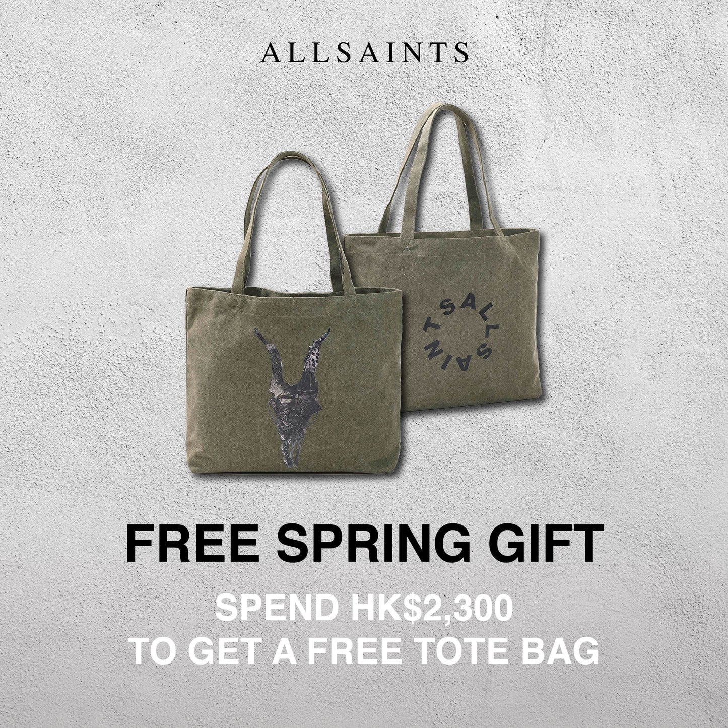 A Free Tote Bag upon a net purchase of HK$2,300