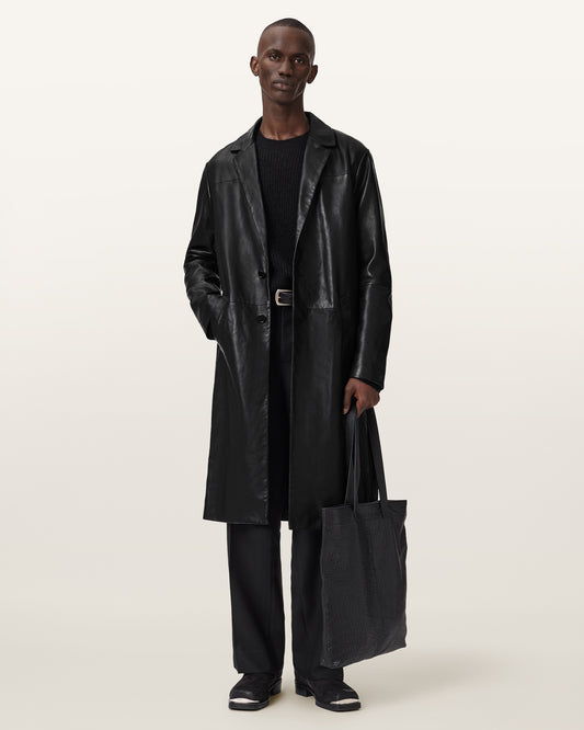 Black Color Marais Coat from AllSaints