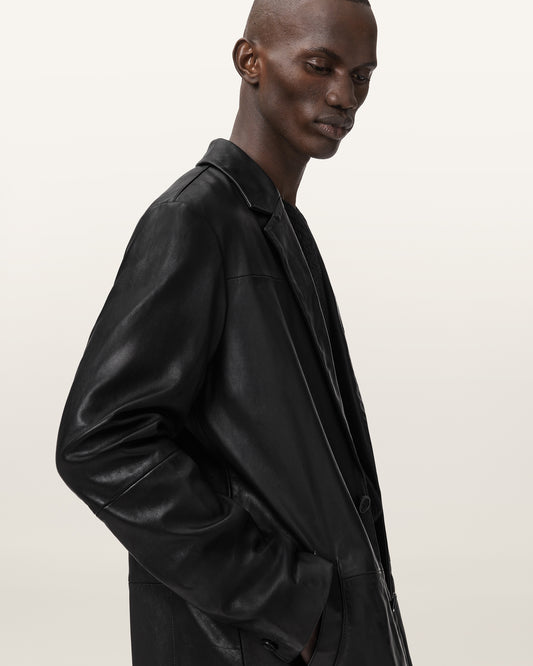 Black Color Marais Coat from AllSaints