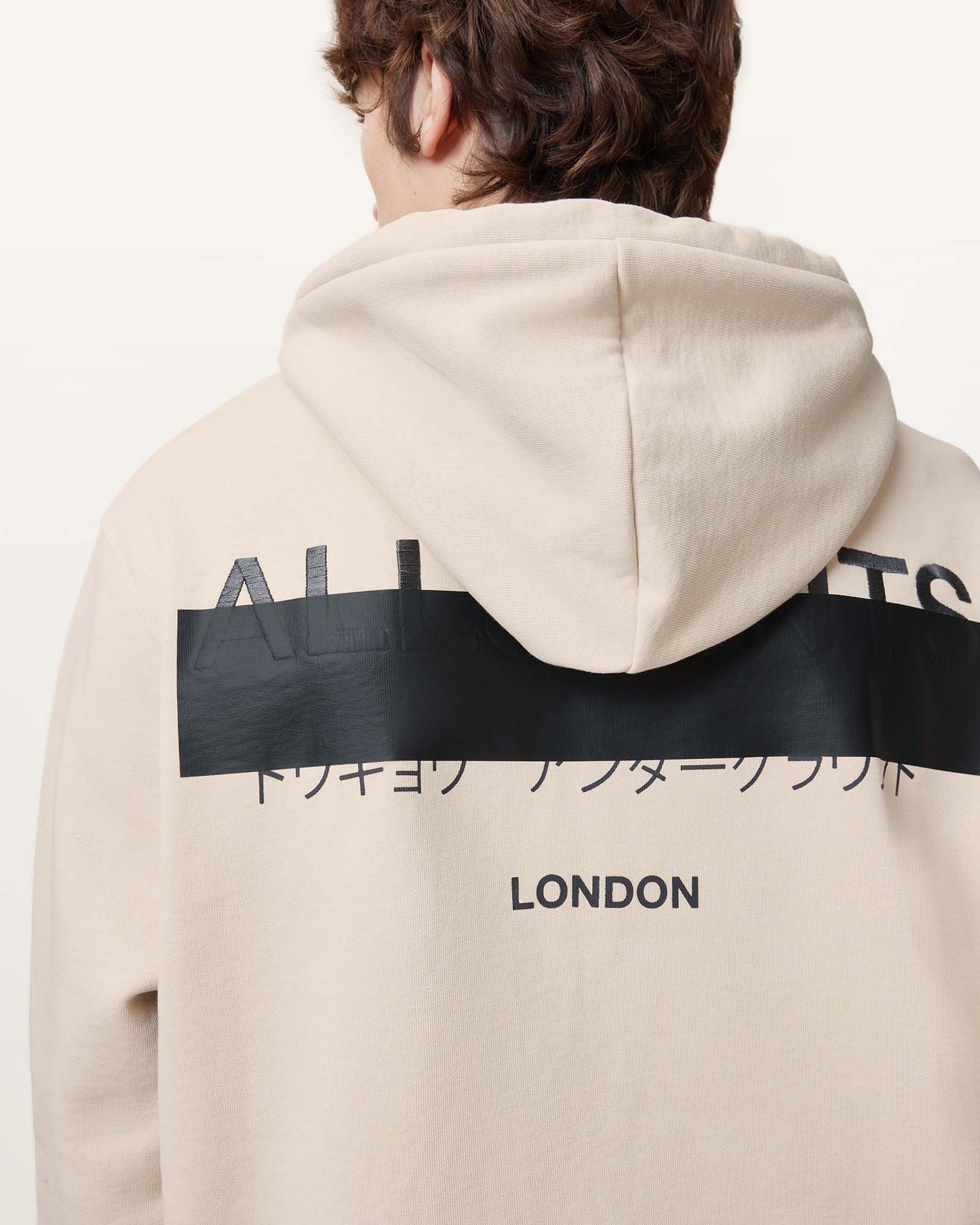 CREAM TAUPE Color Redact Oth Hoody from AllSaints