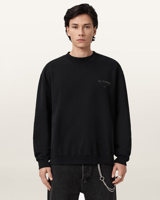 Jet Black Color Xander Crew from AllSaints