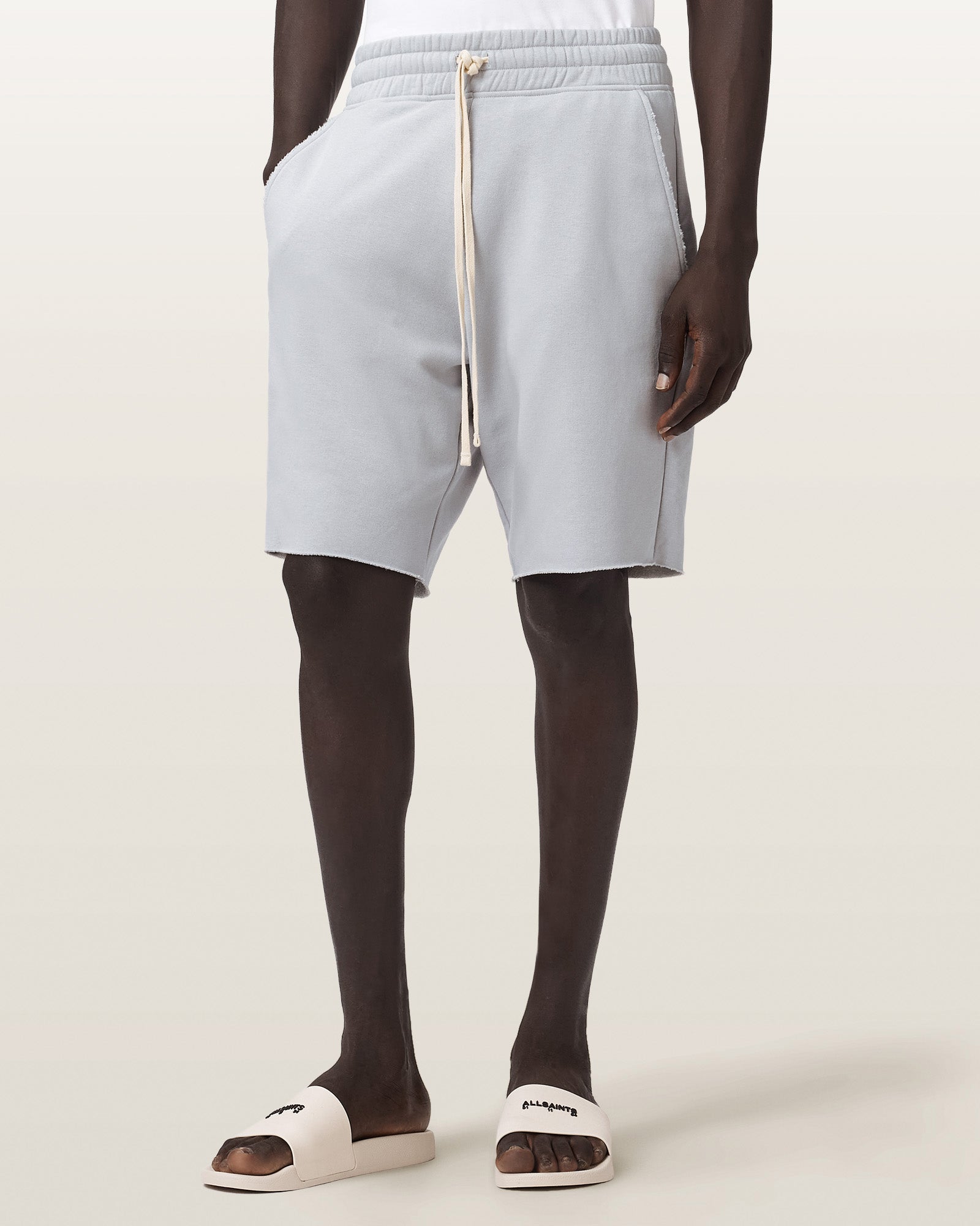 SOFT ASH GREY Color Helix Sweatshort from AllSaints