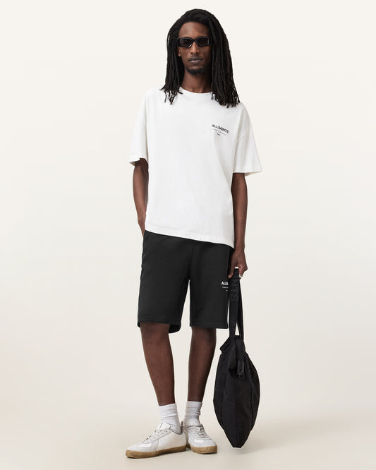 Jet Black Color Undrgrnd Sweatshort from AllSaints