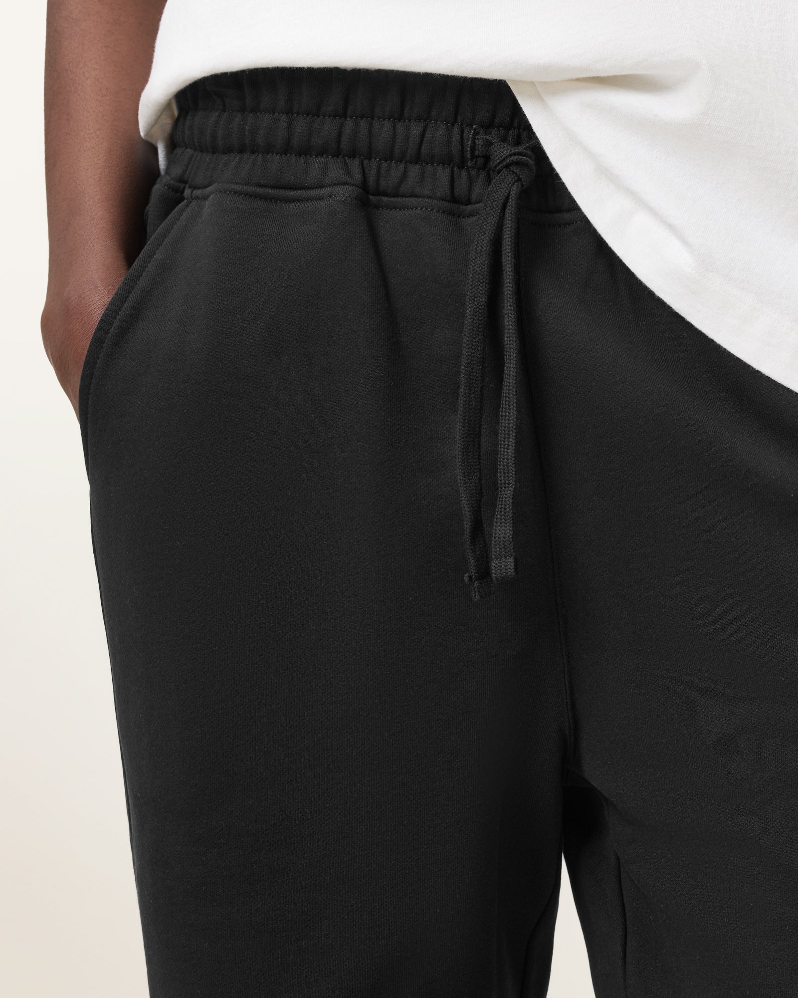 Jet Black Color Undrgrnd Sweatshort from AllSaints