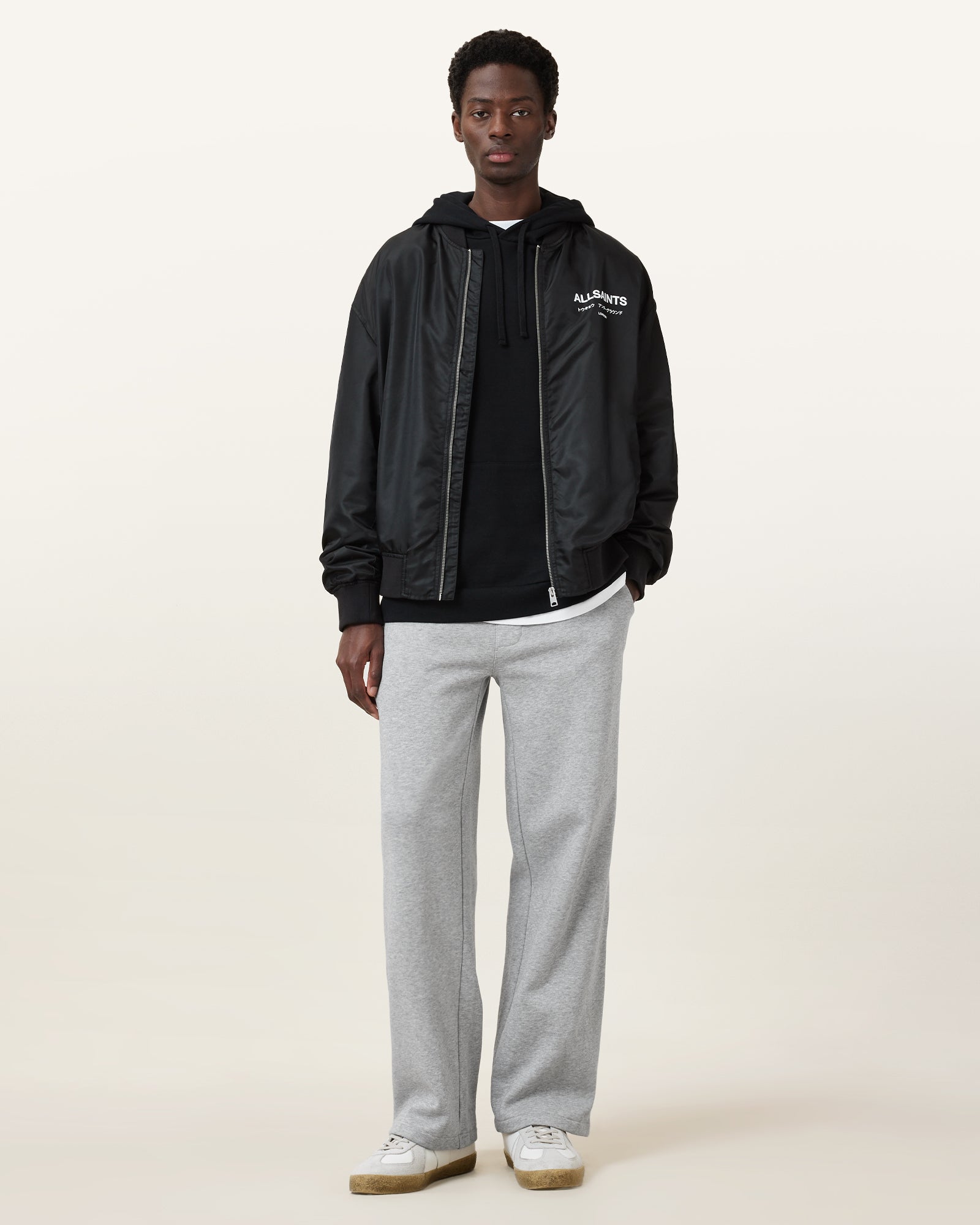 Grey Marl Color Carson Sweatpant from AllSaints