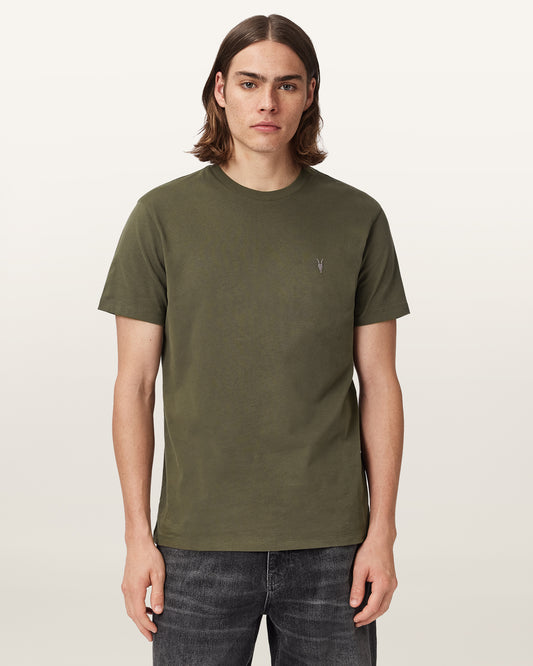 WILD GREEN Color Dexter SS Crew Tee from AllSaints