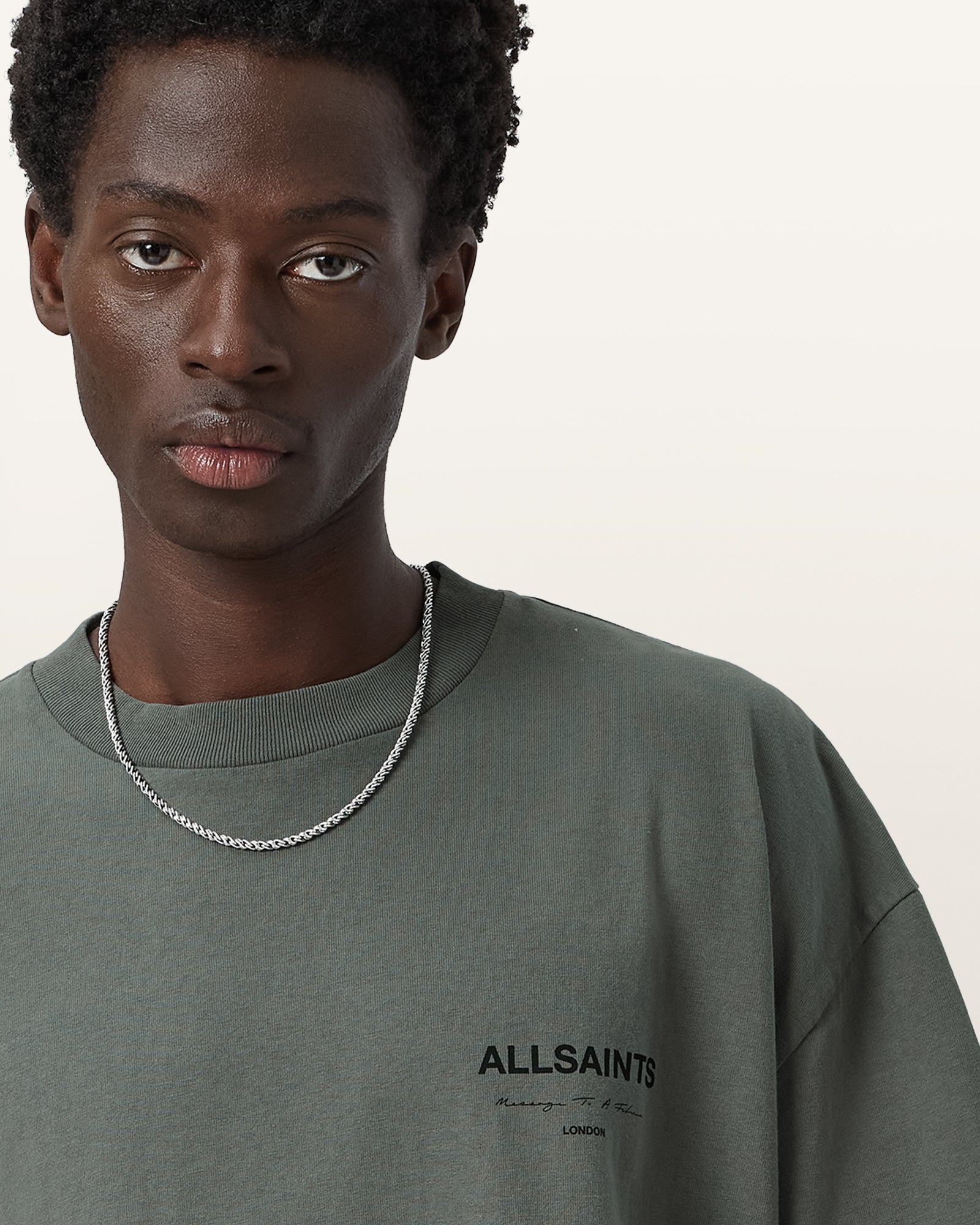GASTOR GREEN Color Future SS Crew from AllSaints