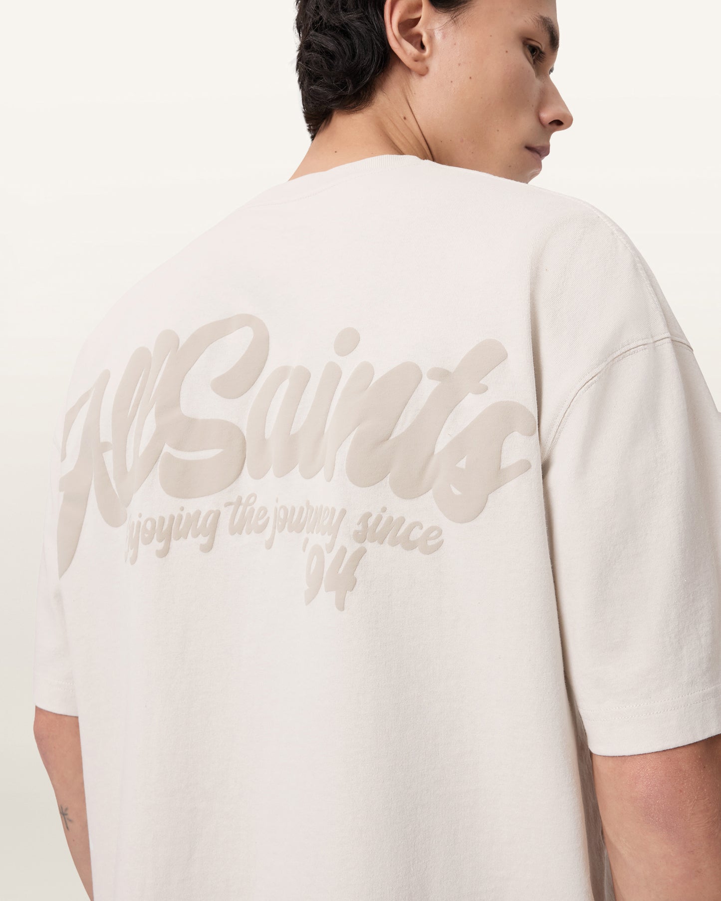 DUSK WHITE Color Odyssey SS Crew from AllSaints