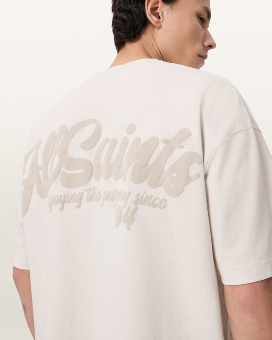 DUSK WHITE Color Odyssey SS Crew from AllSaints