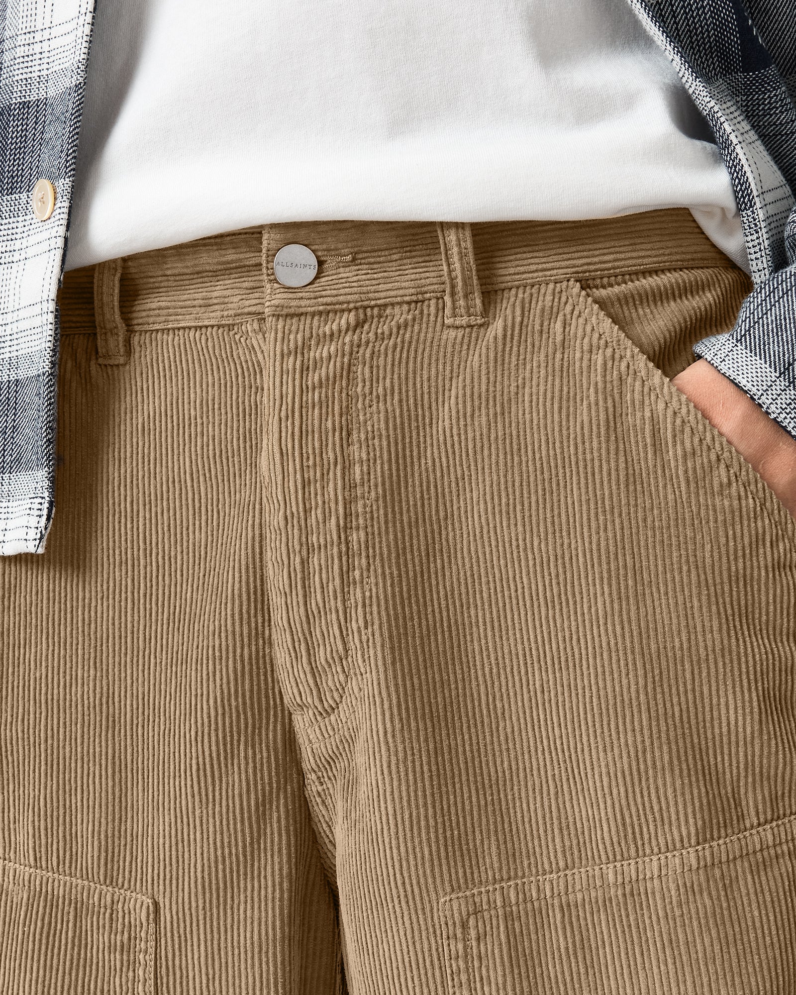 GULL BROWN Color Dunstan Trouser from AllSaints