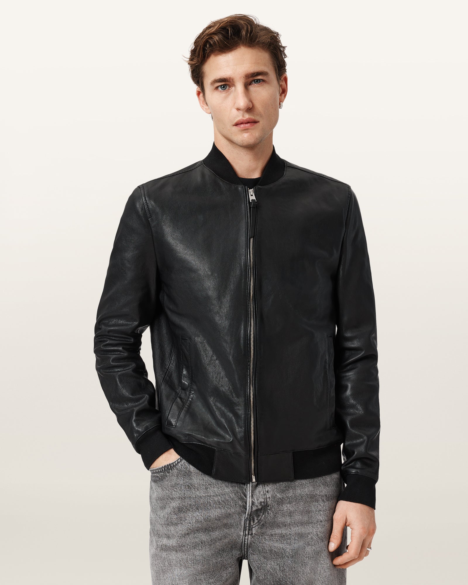 Morten Bomber Leather Jacket