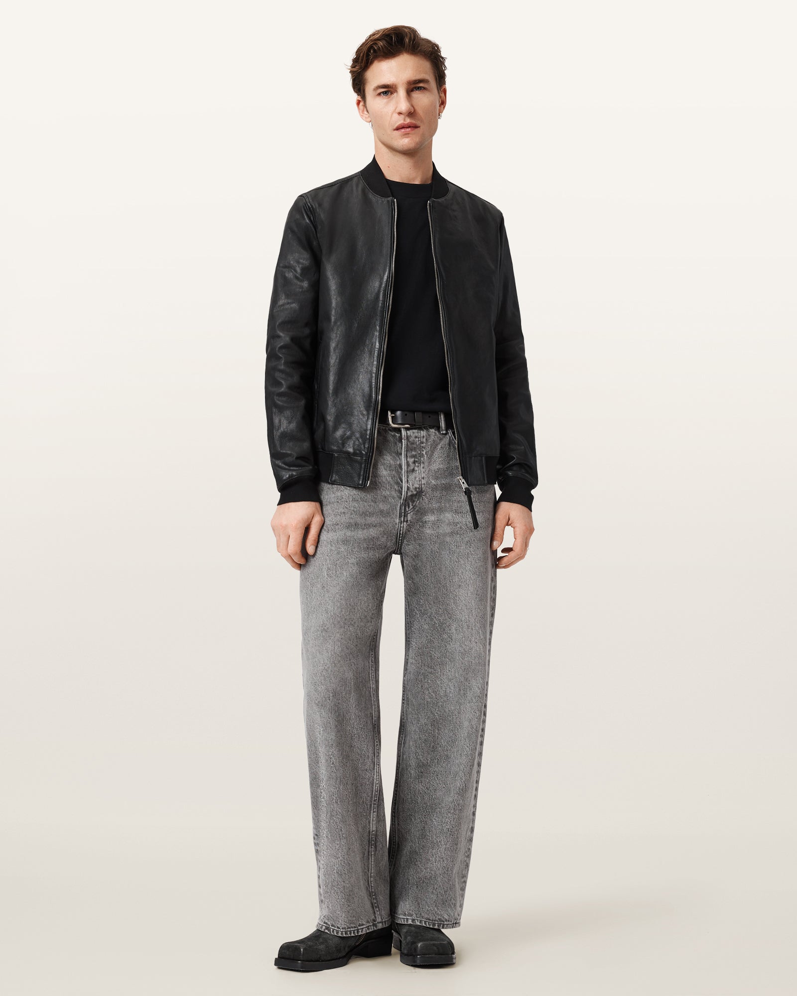 Morten Bomber Leather Jacket