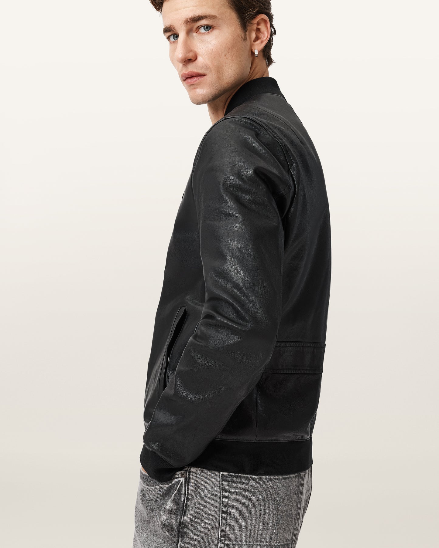 Morten Bomber Leather Jacket