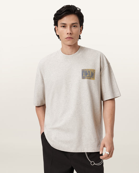Pebble Grey Color Ayedee SS Crew from AllSaints