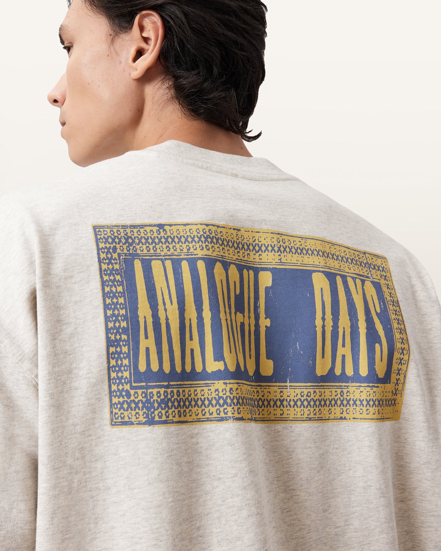 Pebble Grey Color Ayedee SS Crew from AllSaints