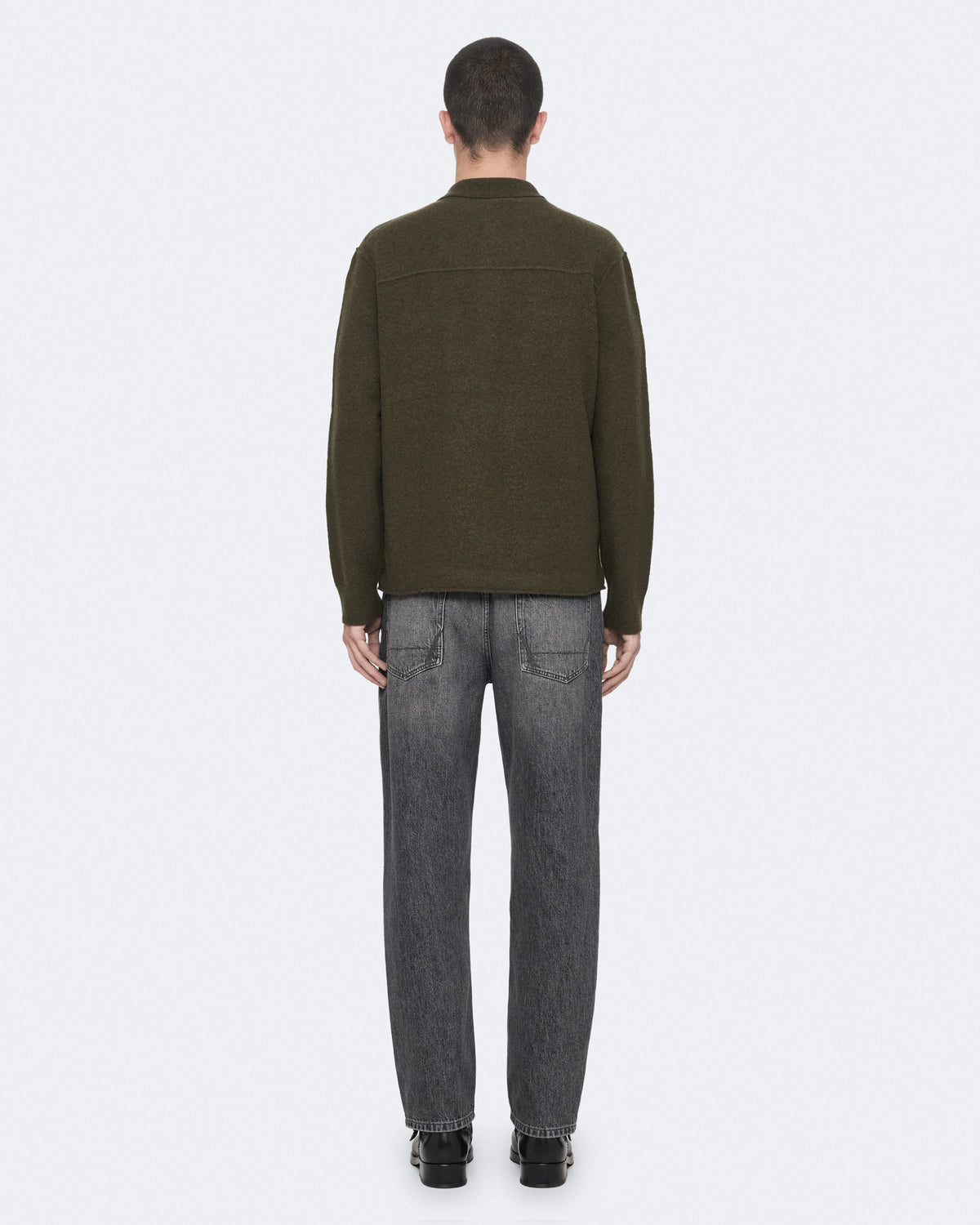 Khaki Green Color Lovi Cardigan from AllSaints
