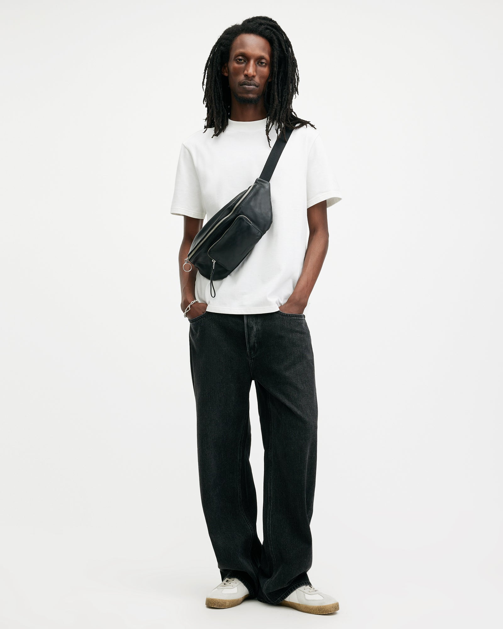 Chalk White Color Nero SS Crew from AllSaints