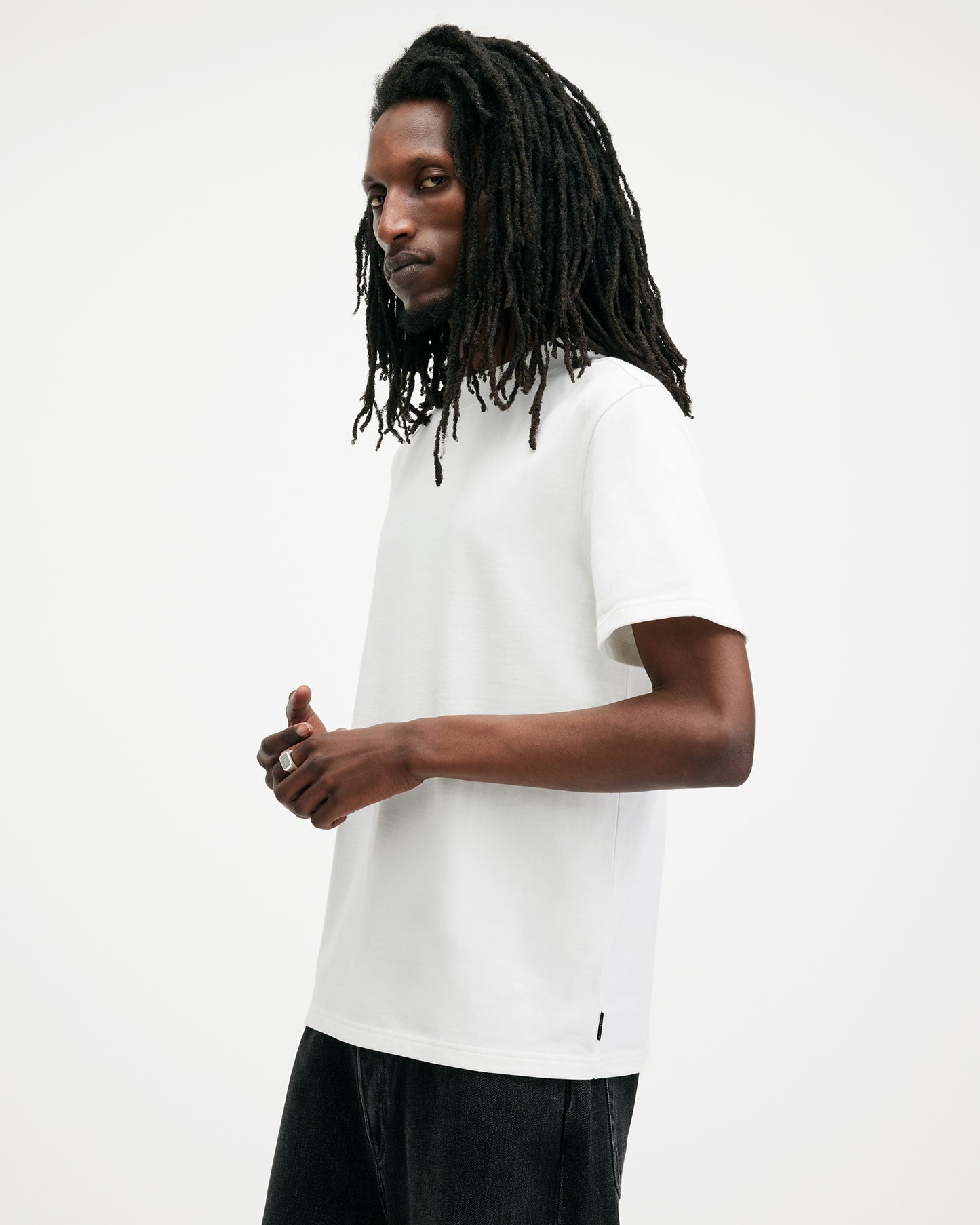 Chalk White Color Nero SS Crew from AllSaints