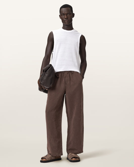 ASHEN WHITE Color Cove SL Crew Tee from AllSaints