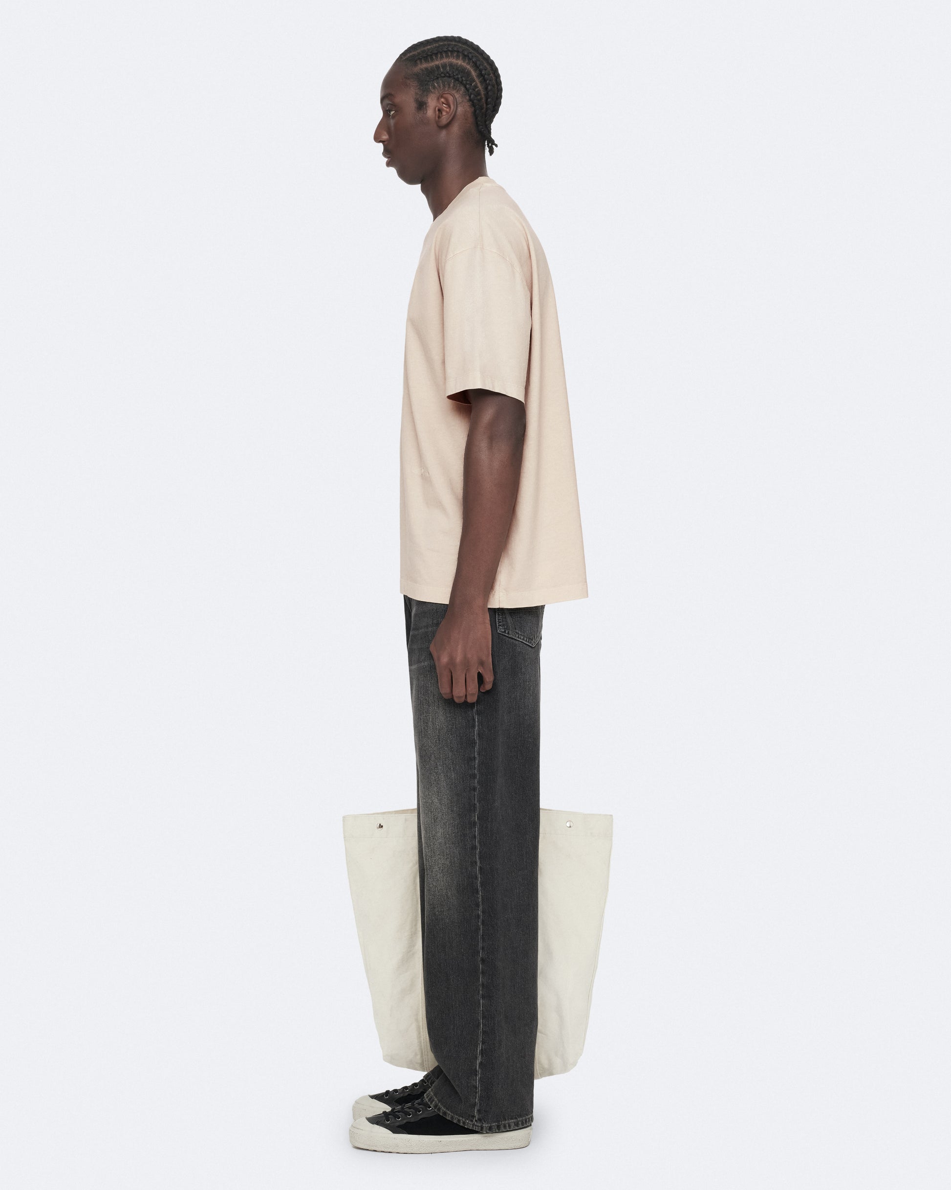TAUPE WHITE Color Maddox SS Crew Tee from AllSaints