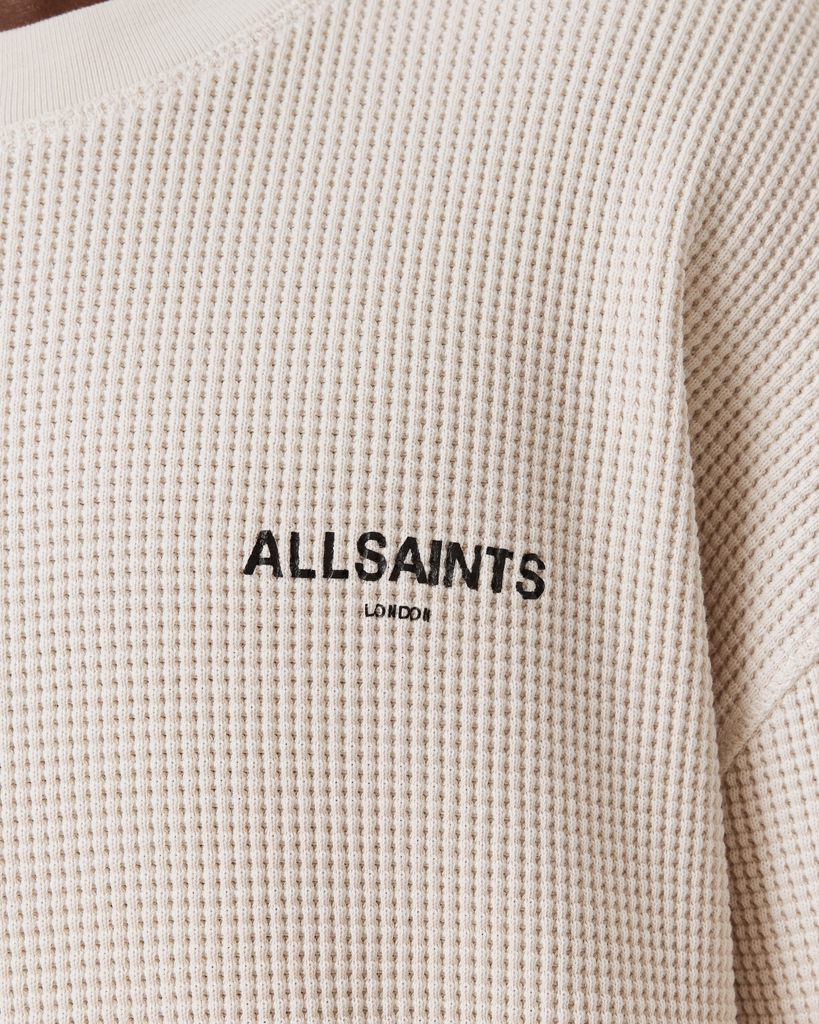 SMOKE WHITE Color Sect LS Crew from AllSaints