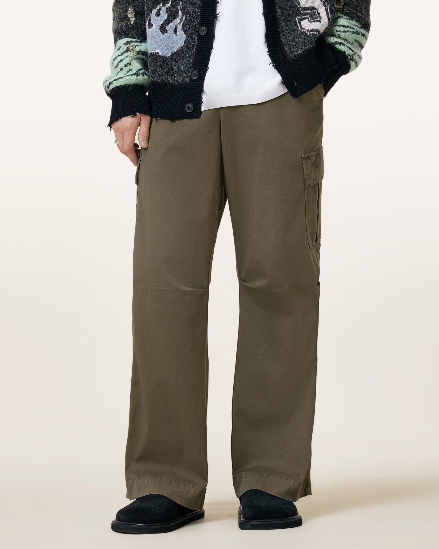 CARGO GREEN Color Flynn Trouser from AllSaints