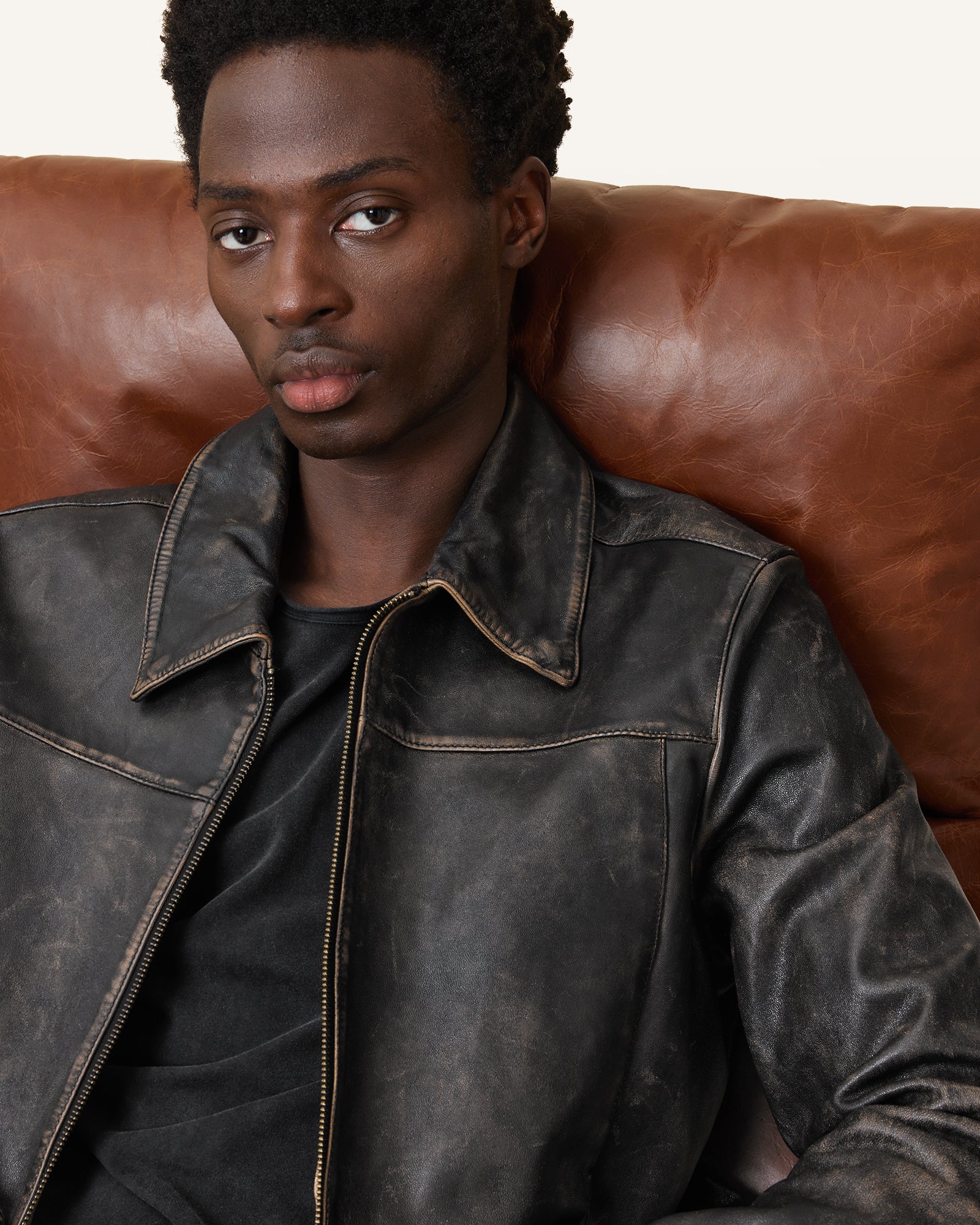 Alkan Leather Jacket