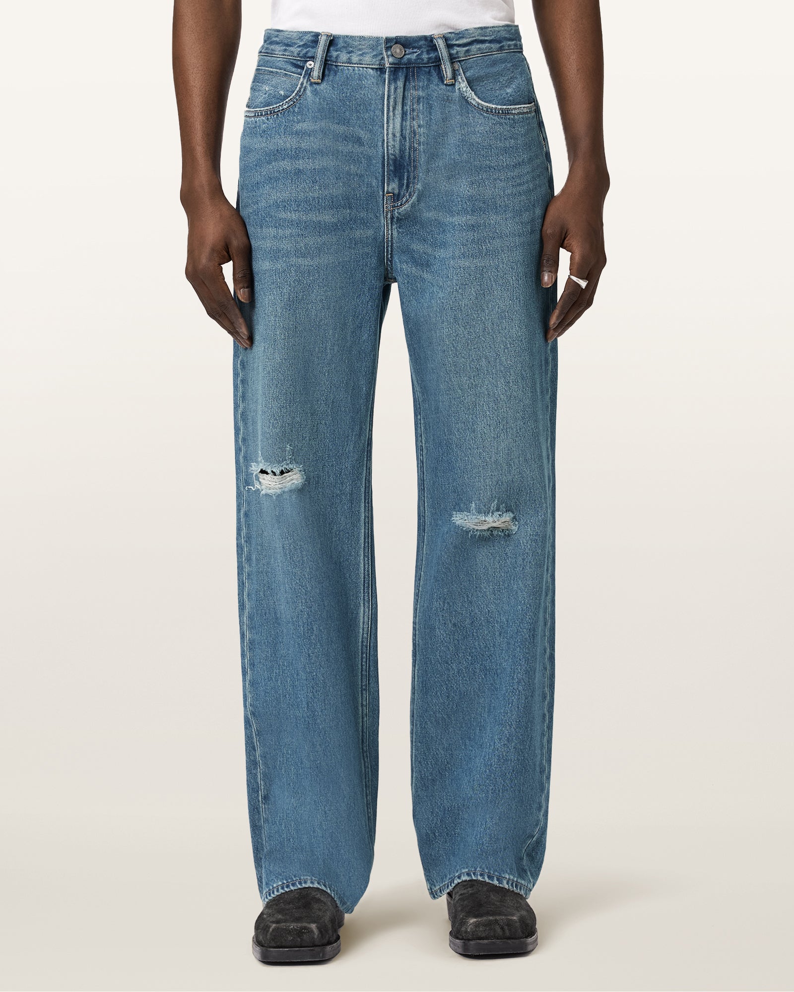 DESTROY MID INDIGO Color Lenny Jean from AllSaints