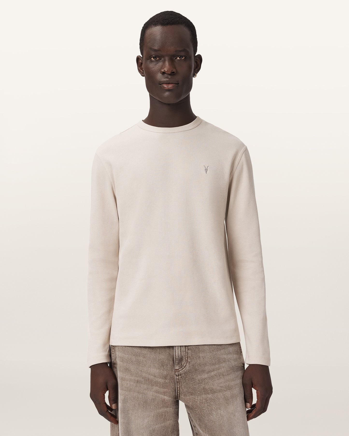 BIRCH WHITE Color Ellis LS Crew from AllSaints