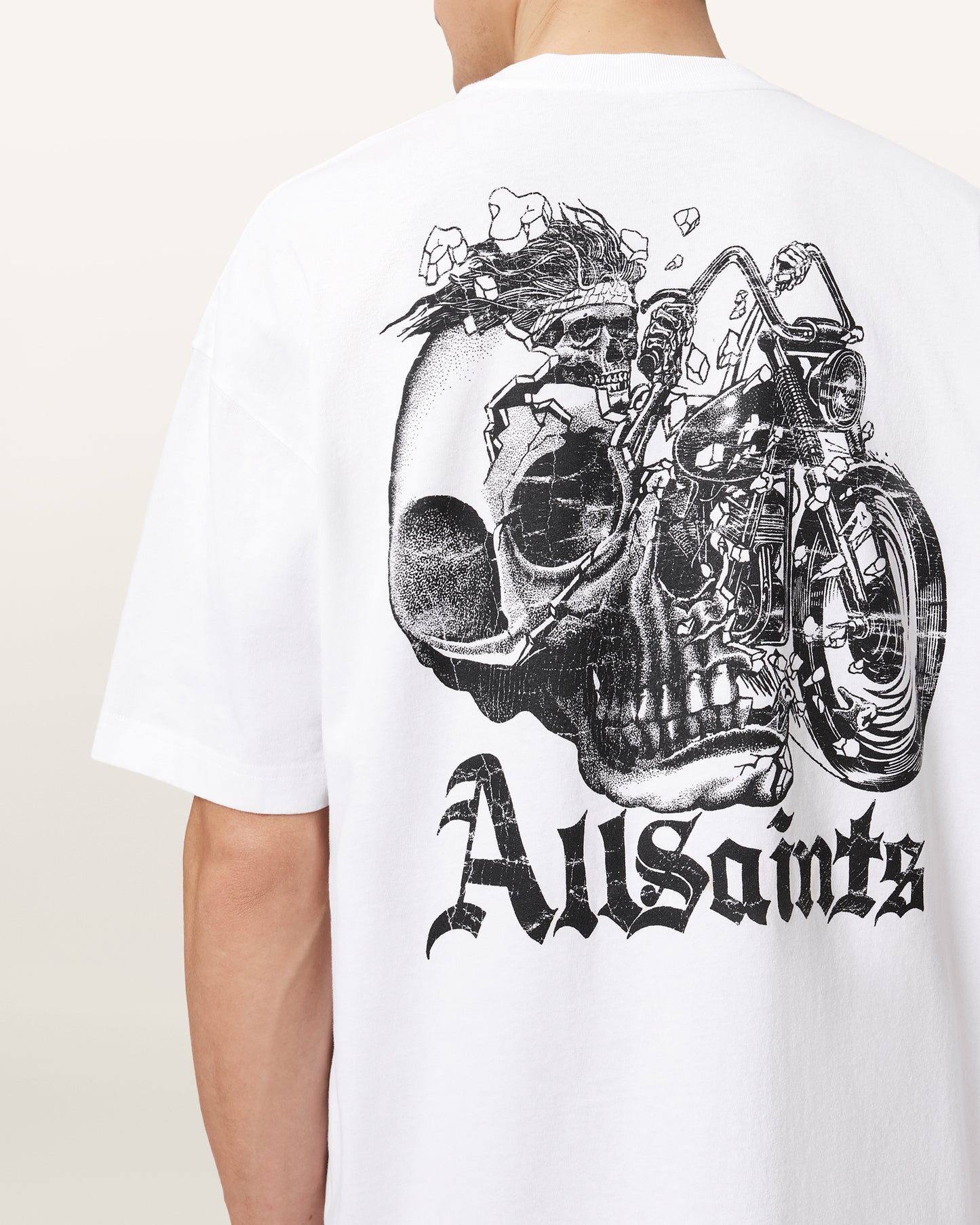 Optic White Color Panhead SS Crew from AllSaints