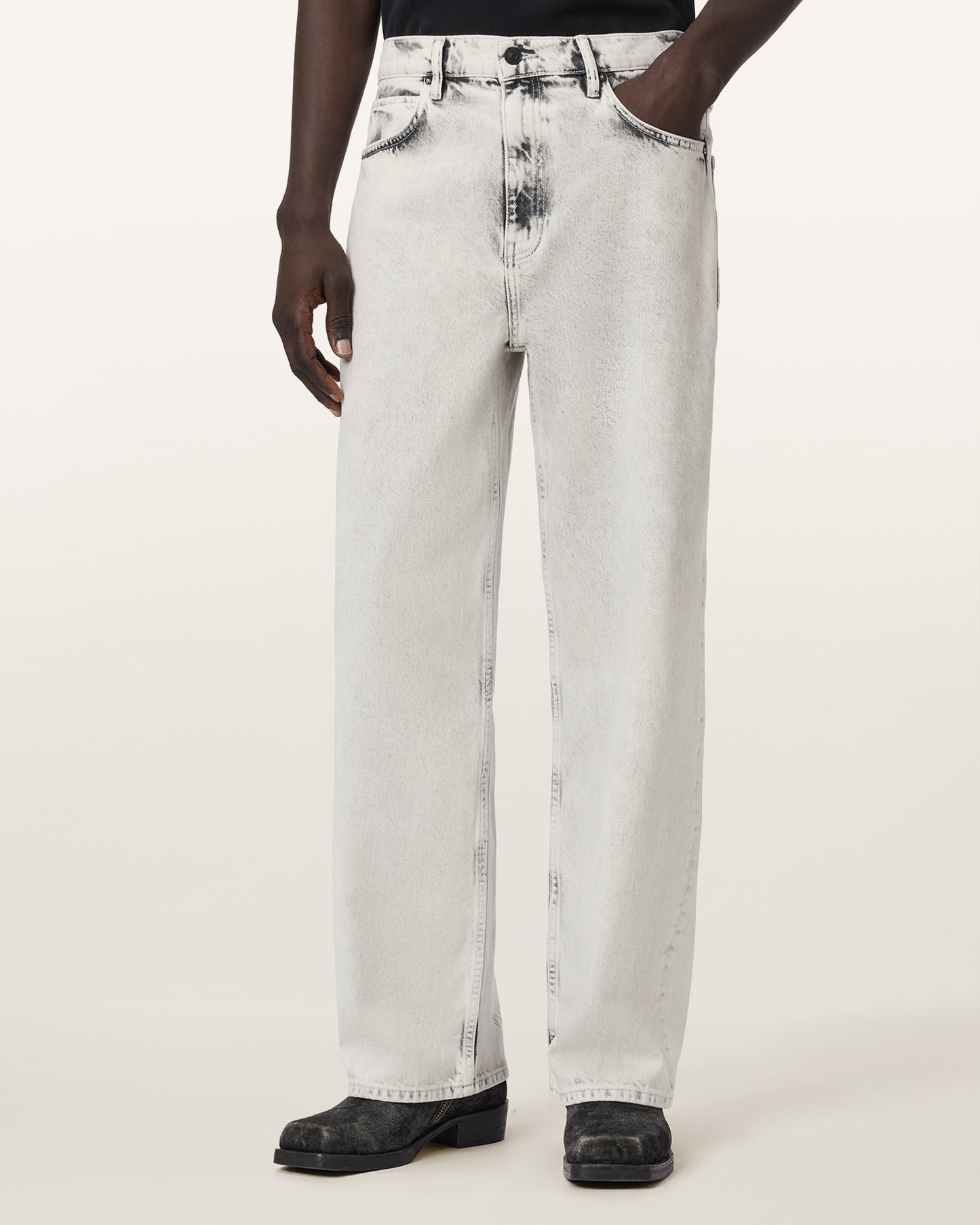 Washed Grey Color Lenny Jean from AllSaints