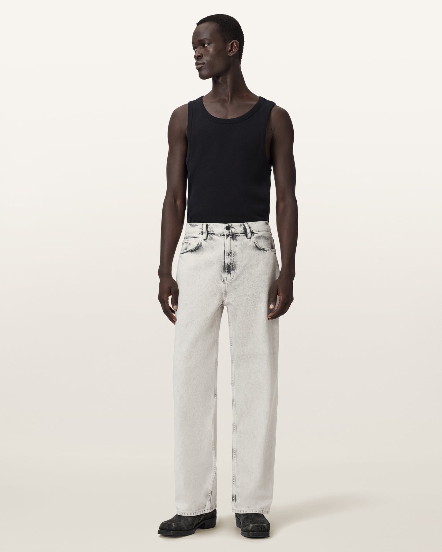Washed Grey Color Lenny Jean from AllSaints