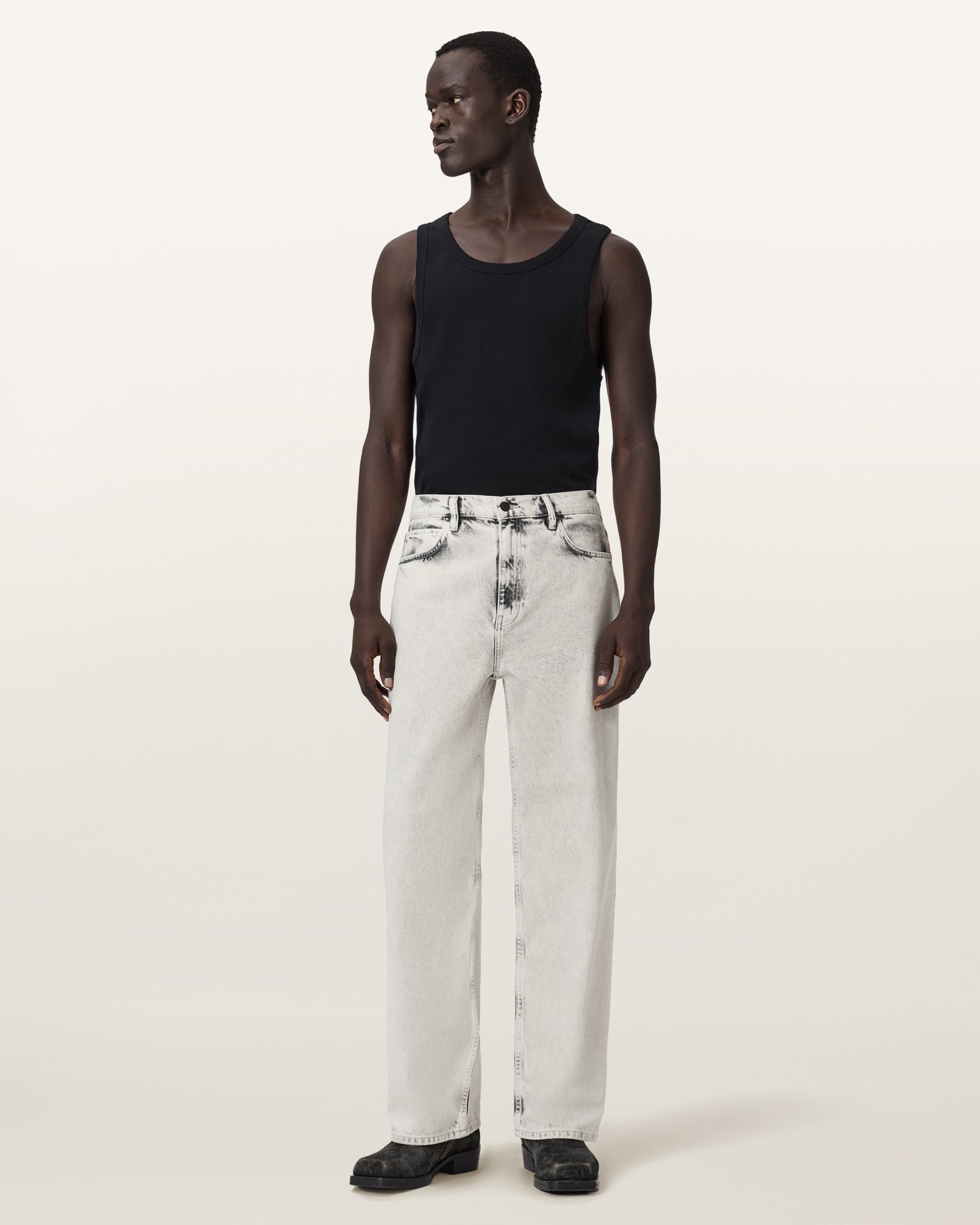 Washed Grey Color Lenny Jean from AllSaints