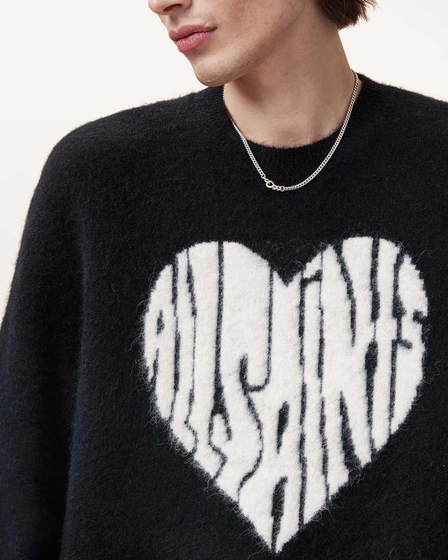 Black Color Bubble Saints Crew from AllSaints