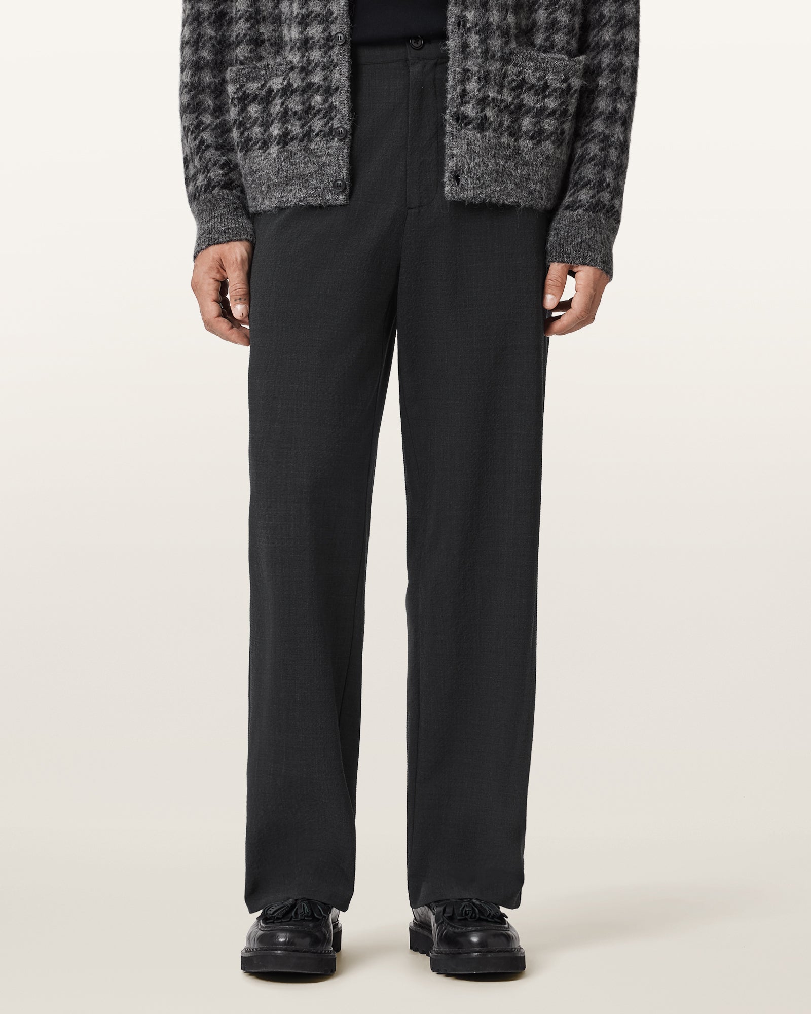 Charcoal Grey Color Toki Trouser from AllSaints
