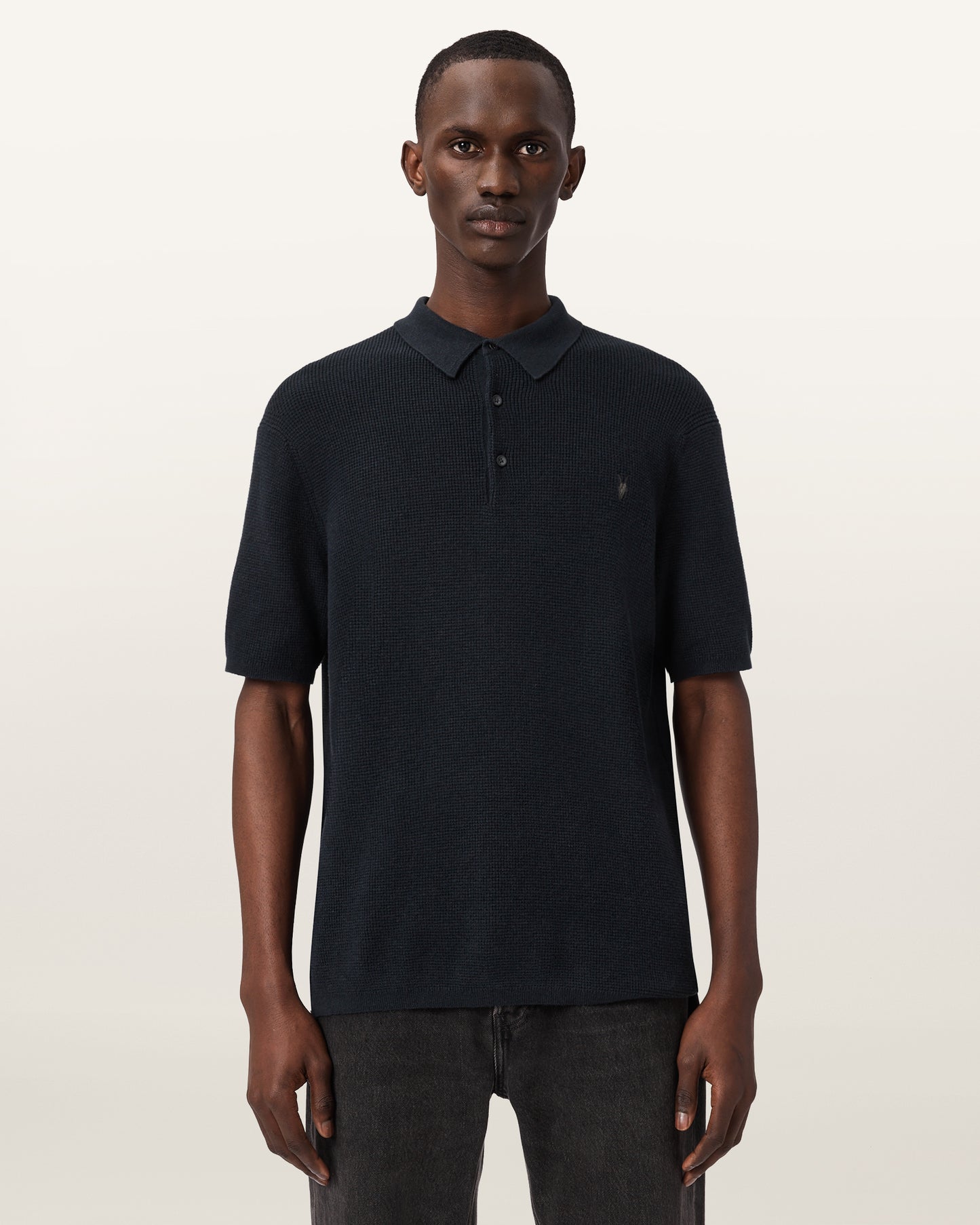 BOND BLUE Color Aspen SS Polo from AllSaints
